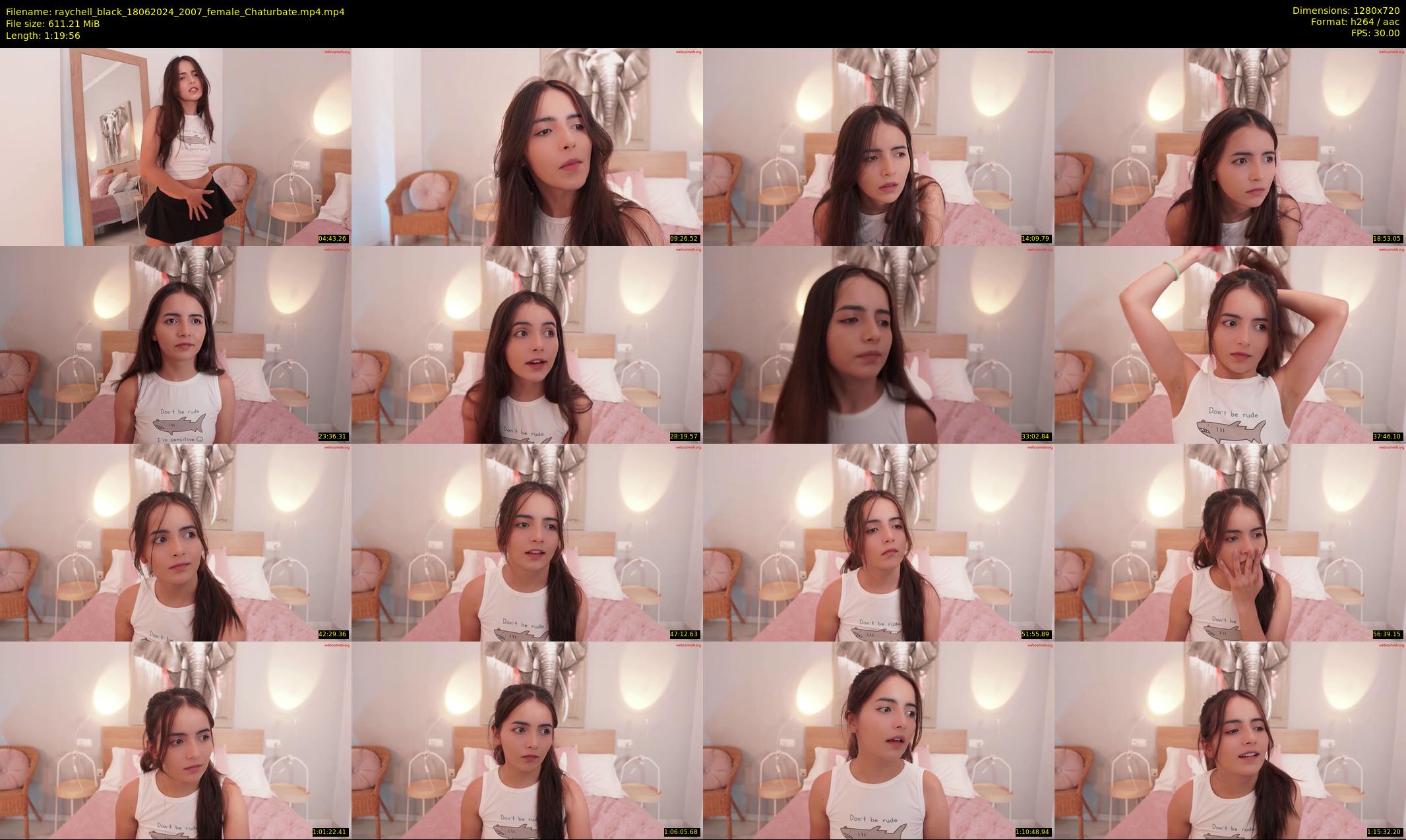 raychell_black — 80 minute Chaturbate female cam show recording, 720p, Jun 18, 2024