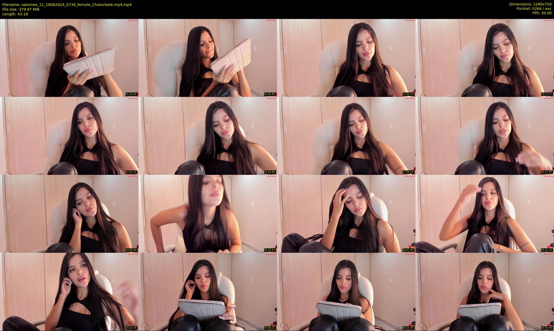 salomee_11 — 44 minute Chaturbate female cam show recording, 720p, Jun 18, 2024