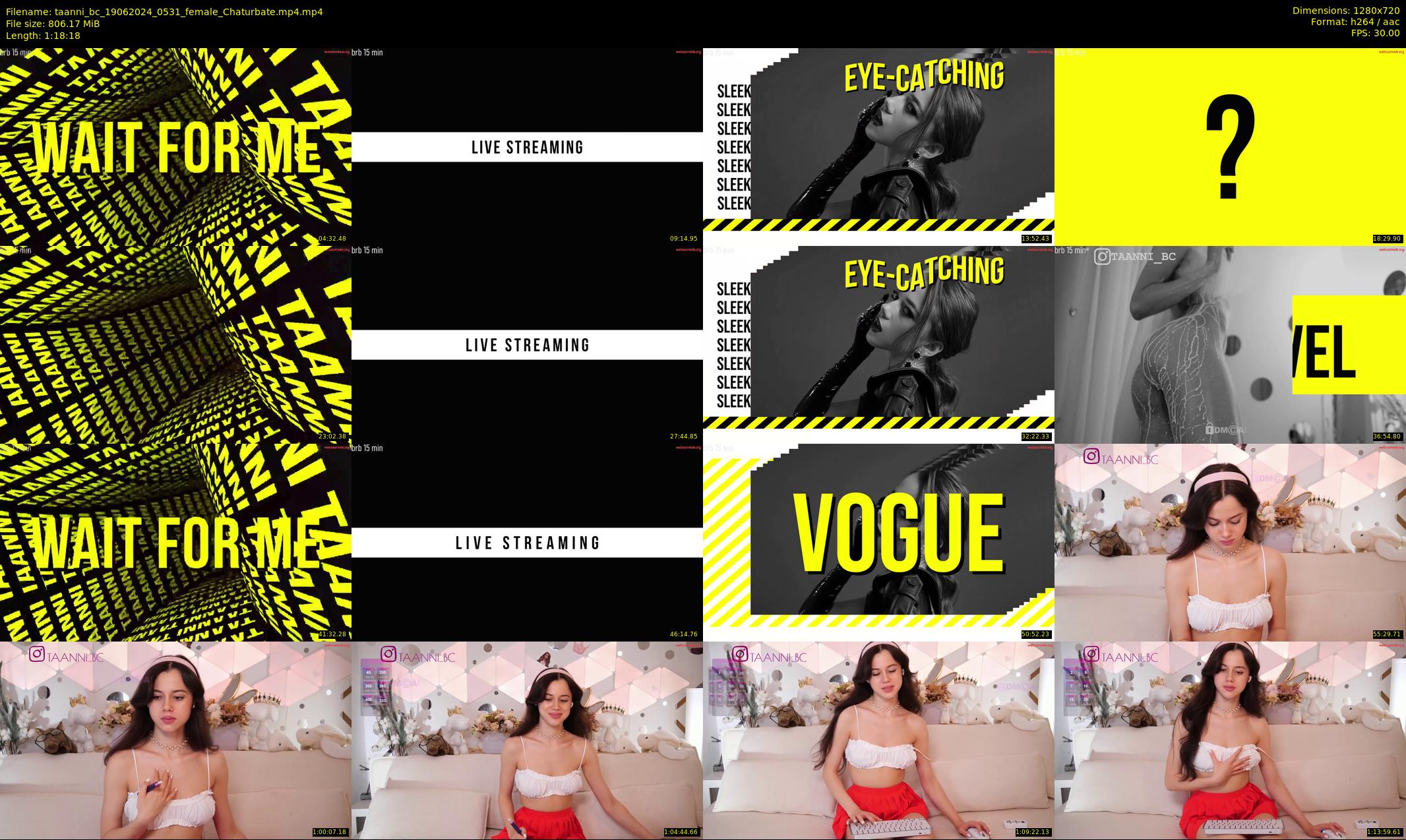 taanni_bc — 79 minute Chaturbate female cam show recording, 720p, Jun 19, 2024