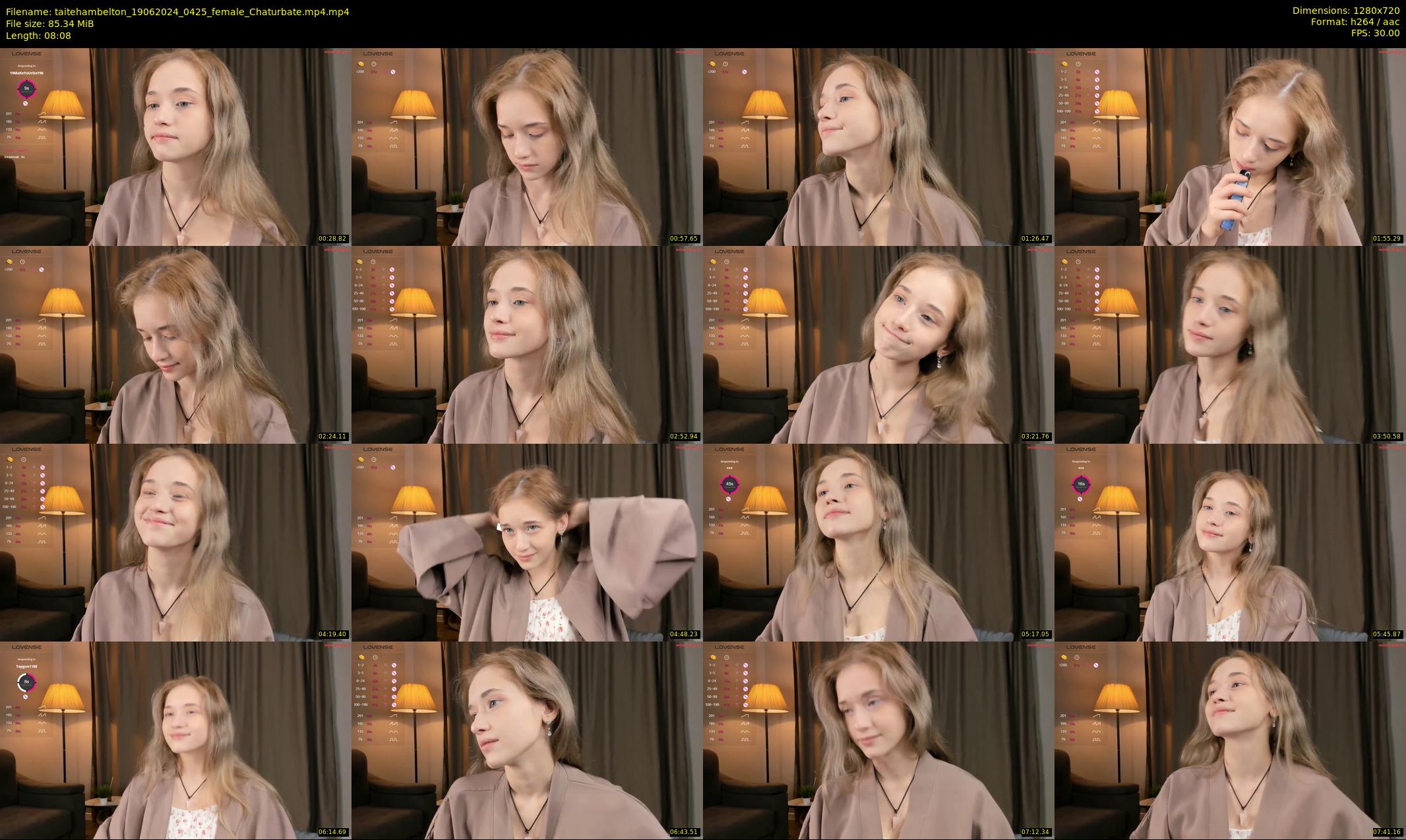 taitehambelton — 9 minute Chaturbate female cam show recording, 720p, Jun 19, 2024