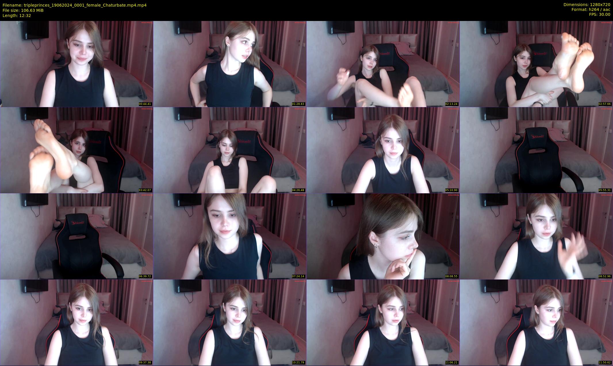 tripleprinces — 13 minute Chaturbate female cam show recording, 720p, Jun 19, 2024