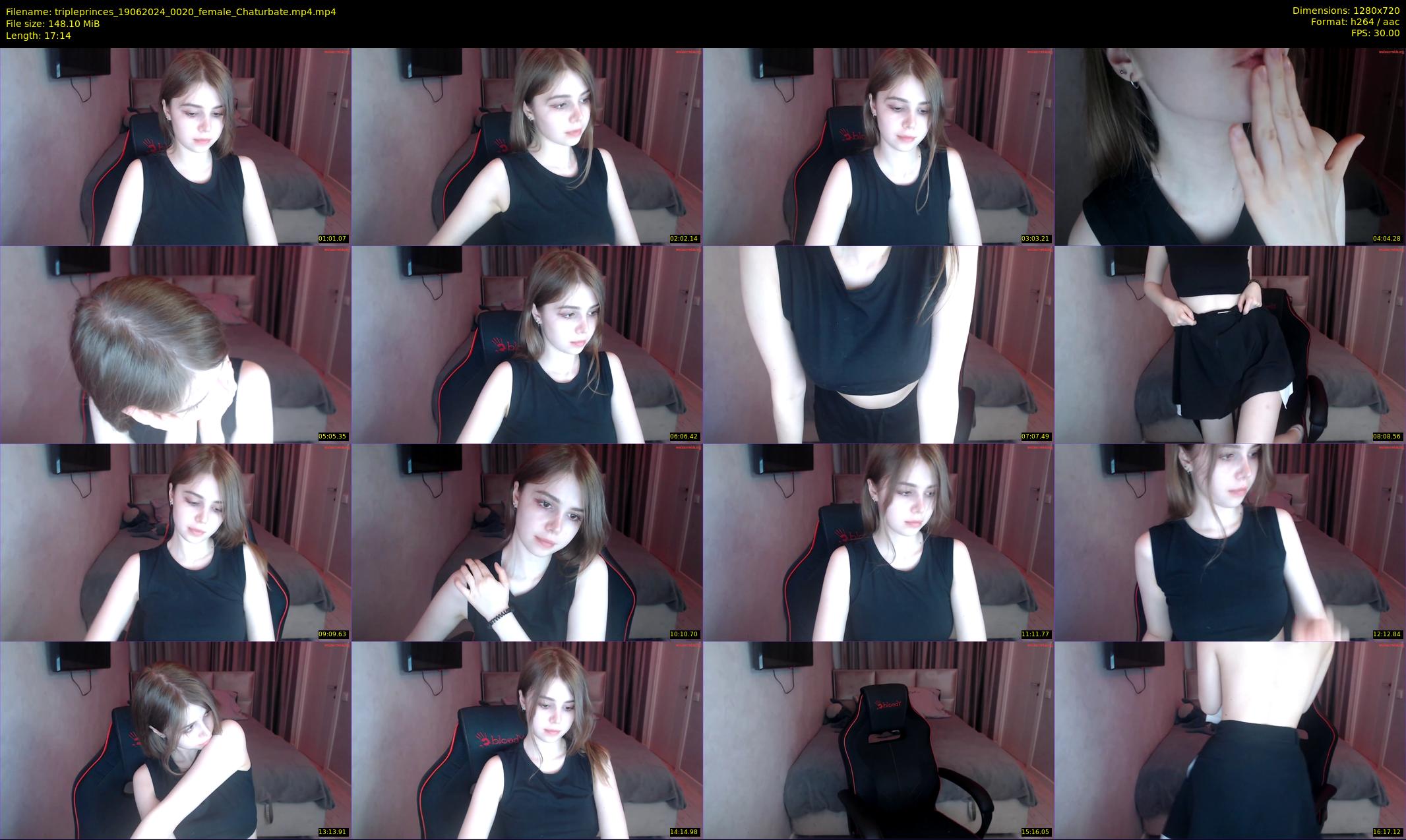 tripleprinces — 18 minute Chaturbate female cam show recording, 720p, Jun 19, 2024