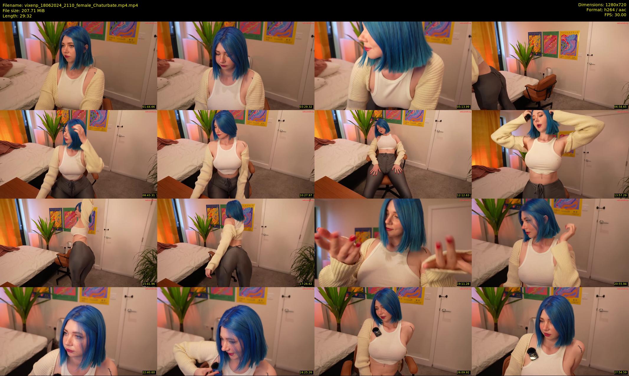 vixenp — 30 minute Chaturbate female cam show recording, 720p, Jun 18, 2024