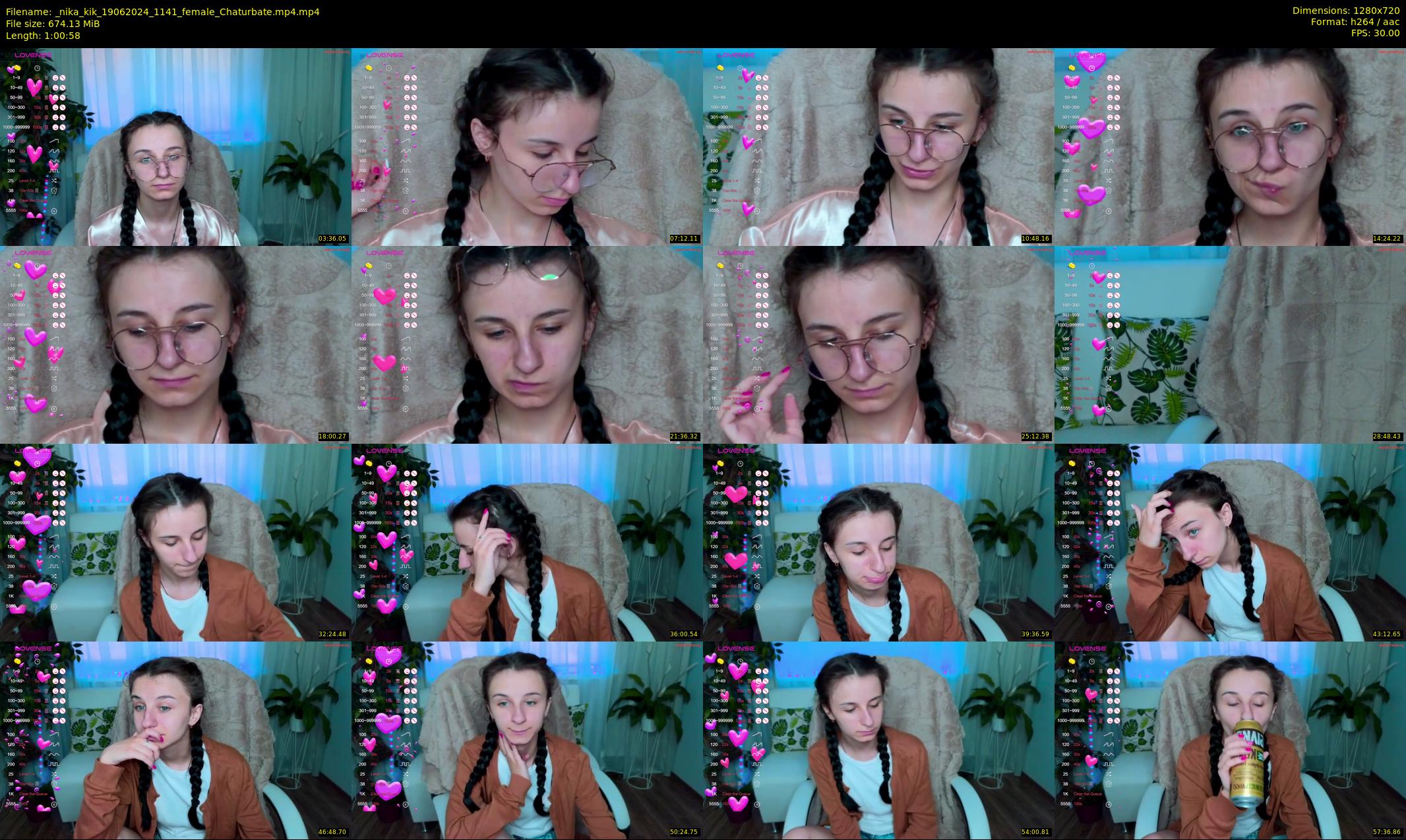 _nika_kik — 61 minute Chaturbate female cam show recording, 720p, Jun 19, 2024