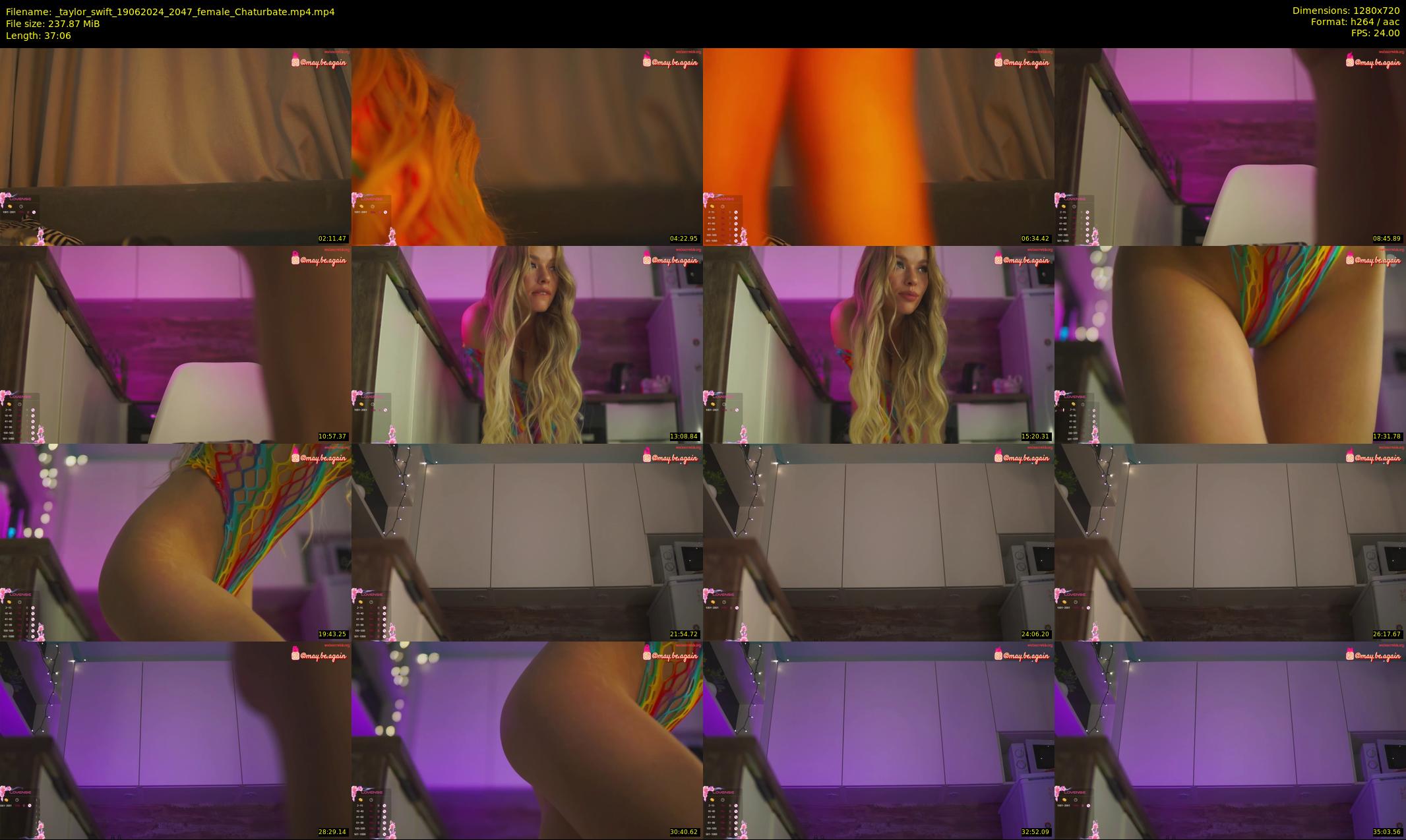 _taylor_swift — 38 minute Chaturbate female cam show recording, 720p, Jun 19, 2024