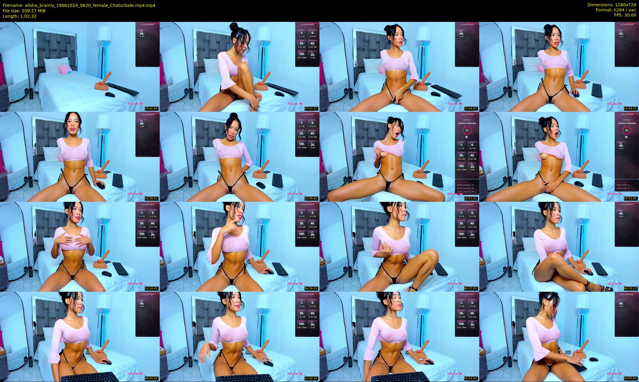 alisha_brainly — 63 minute Chaturbate female cam show recording, 720p, Jun 19, 2024