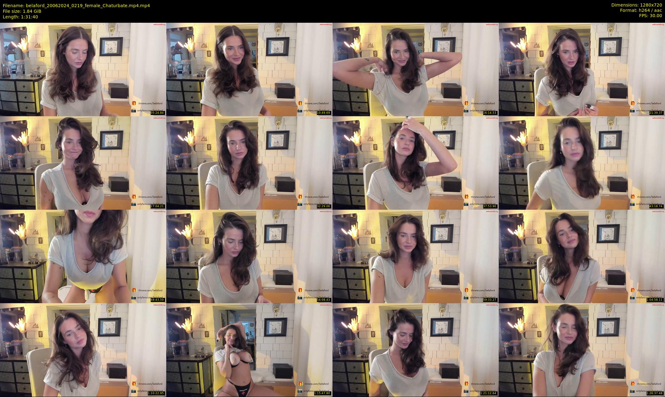 belaford — 92 minute Chaturbate female cam show recording, 720p, Jun 20, 2024