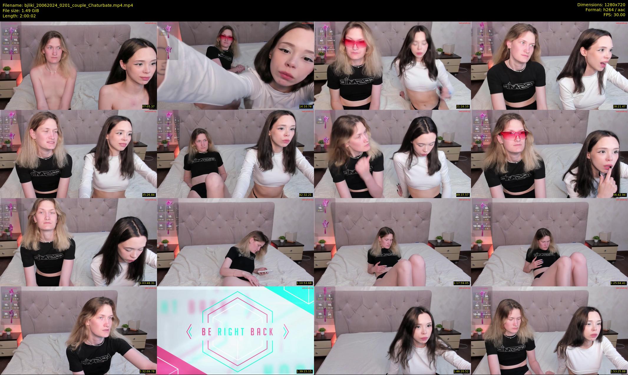 bjliki — 121 minute Chaturbate couple cam show recording, 720p, Jun 20, 2024