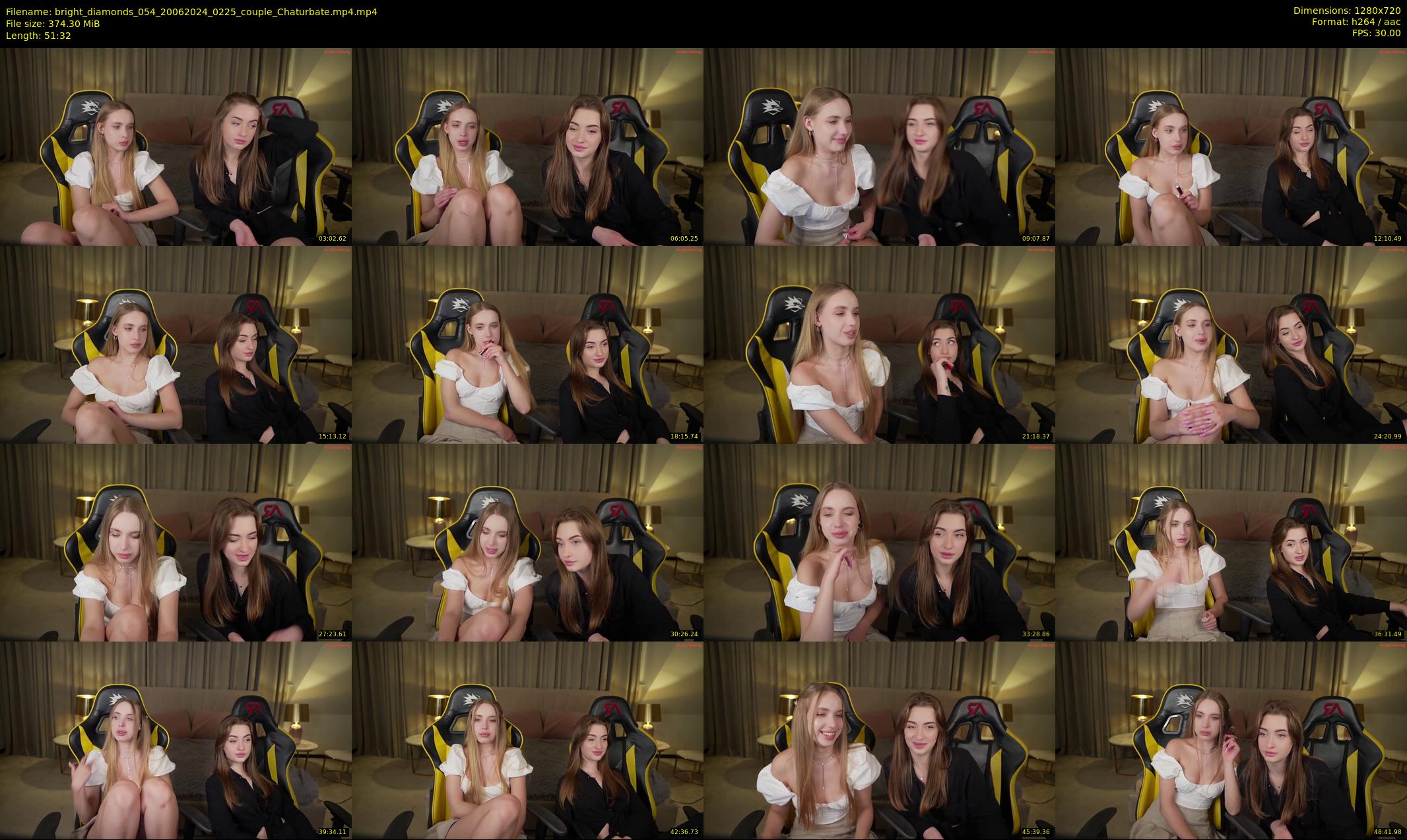 bright_diamonds_054 — 52 minute Chaturbate couple cam show recording, 720p, Jun 20, 2024
