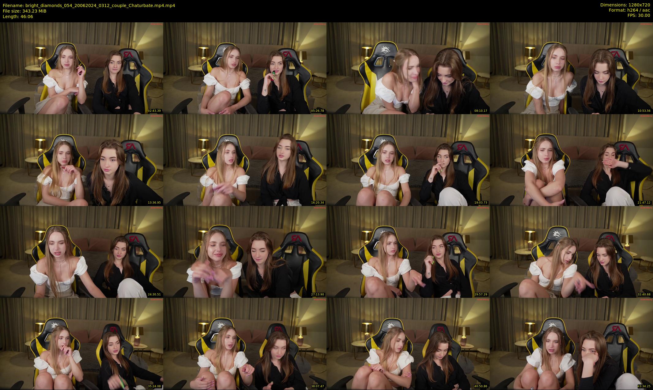bright_diamonds_054 — 47 minute Chaturbate couple cam show recording, 720p, Jun 20, 2024