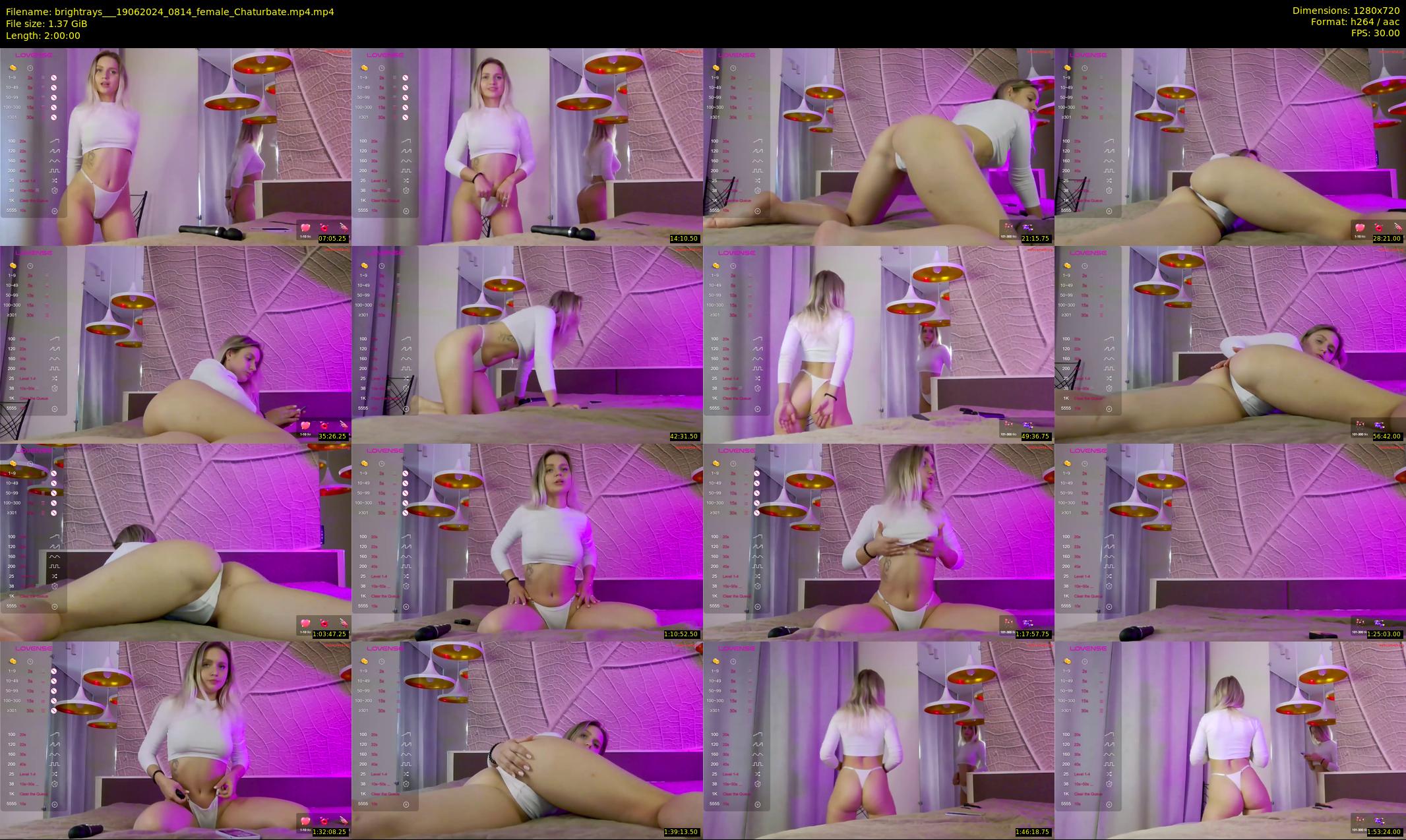 brightrays__ — 120 minute Chaturbate female cam show recording, 720p, Jun 19, 2024