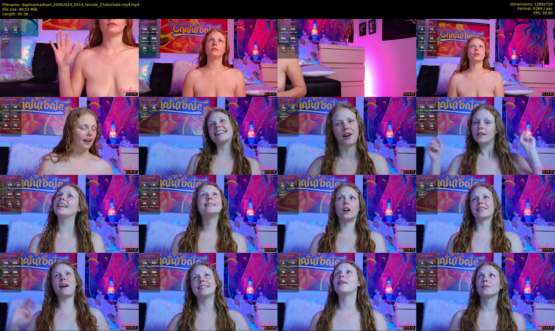 daphnemadison — 6 minute Chaturbate couple cam show recording, 720p, Jun 20, 2024