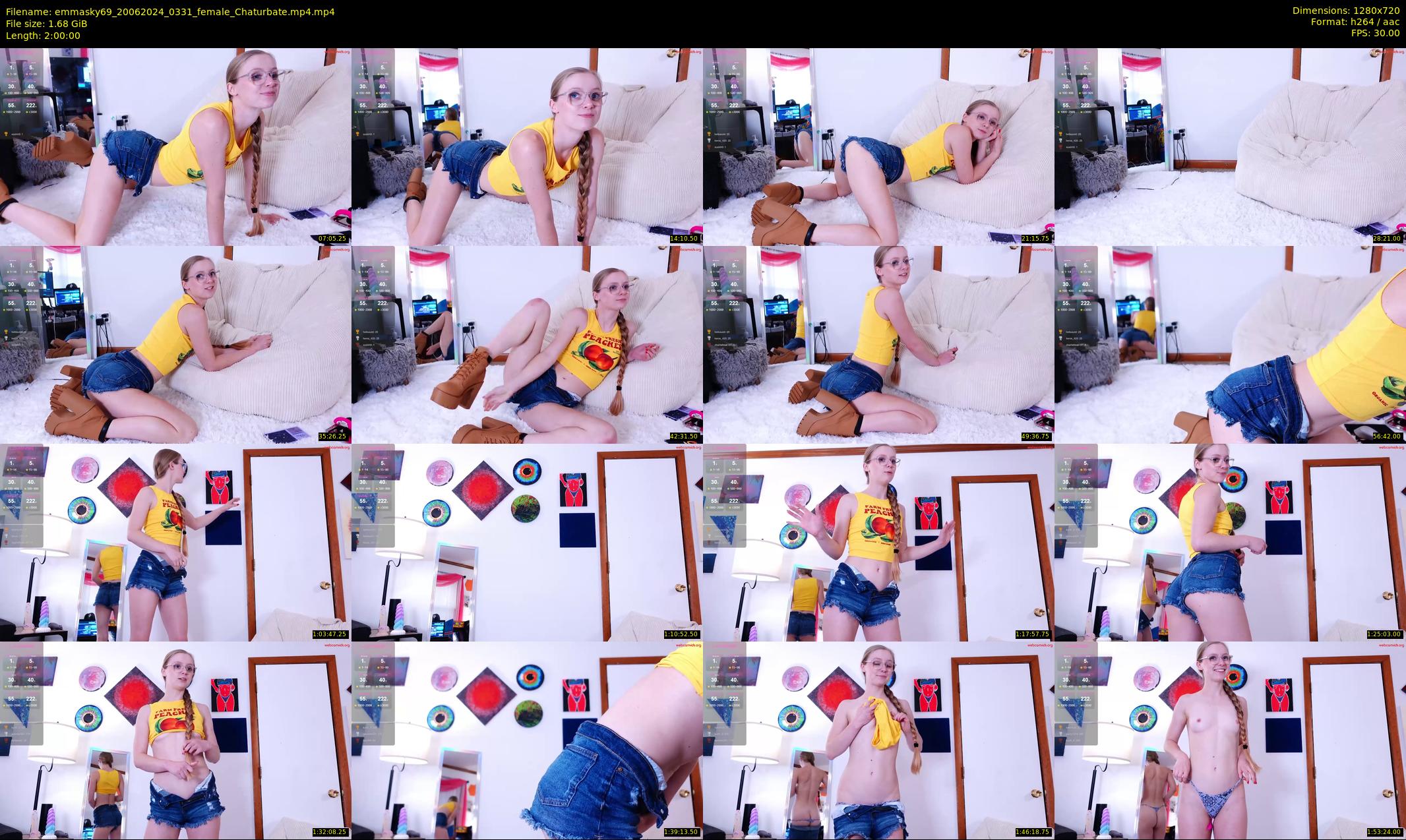 emmasky69 — 120 minute Chaturbate female cam show recording, 720p, Jun 20, 2024