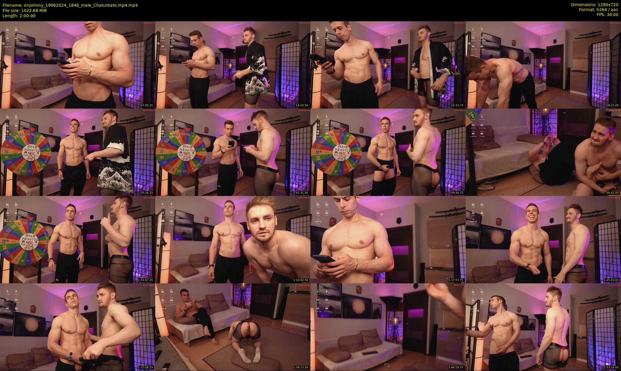 enjohnny — 120 minute Chaturbate male cam show recording, 720p, Jun 19, 2024