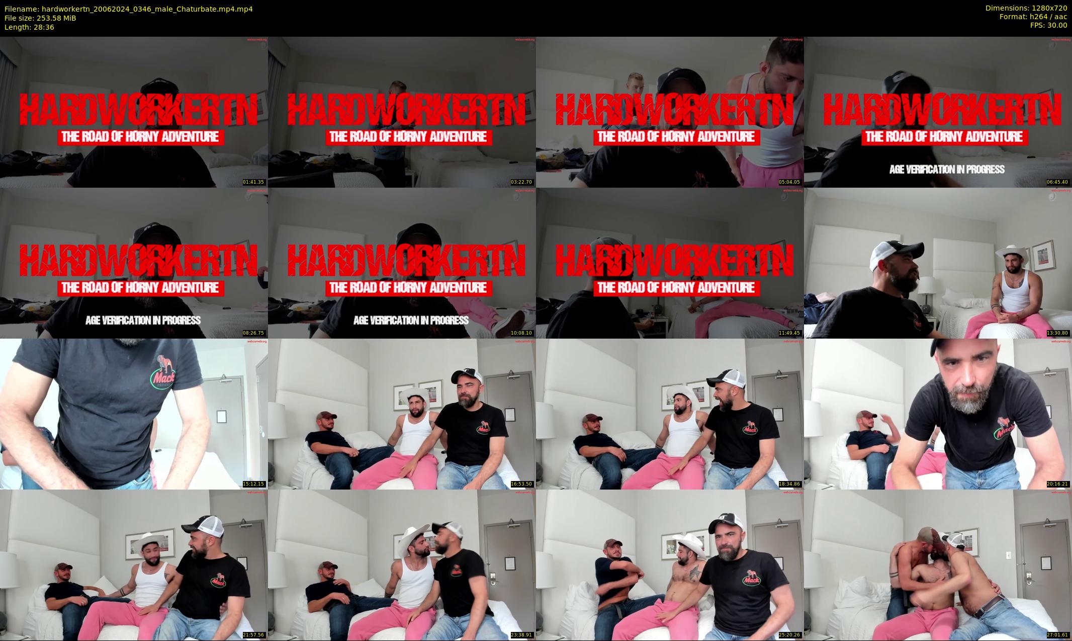 hardworkertn — 29 minute Chaturbate male cam show recording, 720p, Jun 20, 2024