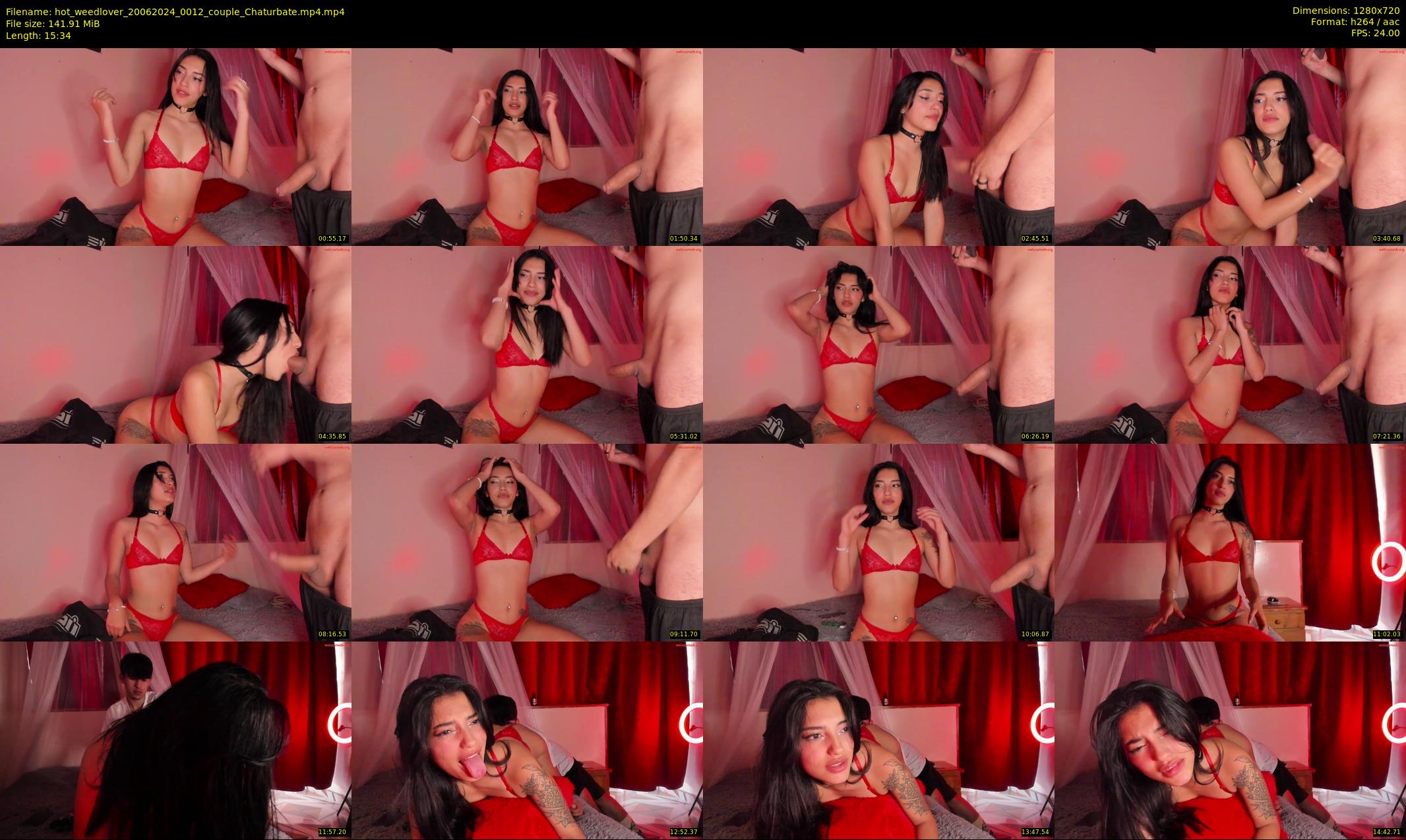 hot_weedlover — 16 minute Chaturbate couple cam show recording, 720p, Jun 20, 2024