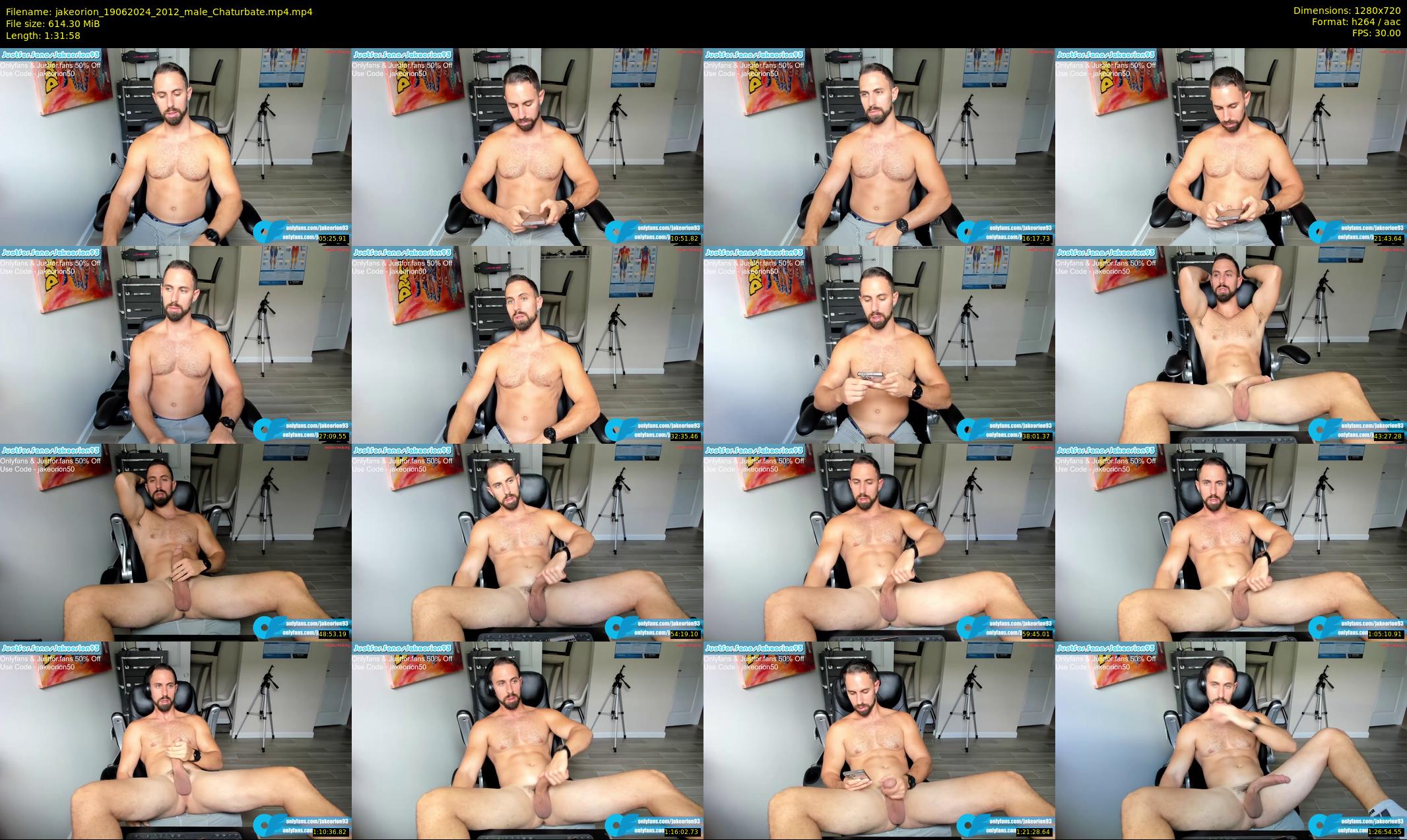 jakeorion — 92 minute Chaturbate male cam show recording, 720p, Jun 19, 2024