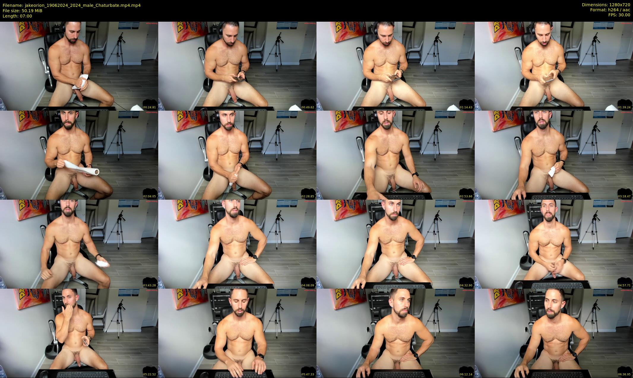 jakeorion — 7 minute Chaturbate male cam show recording, 720p, Jun 19, 2024