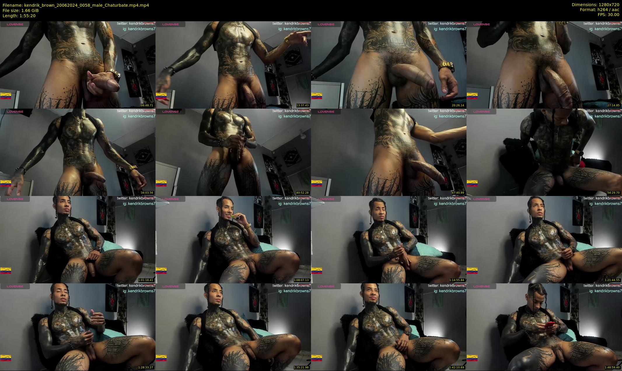 kendrik_brown — 116 minute Chaturbate male cam show recording, 720p, Jun 20, 2024