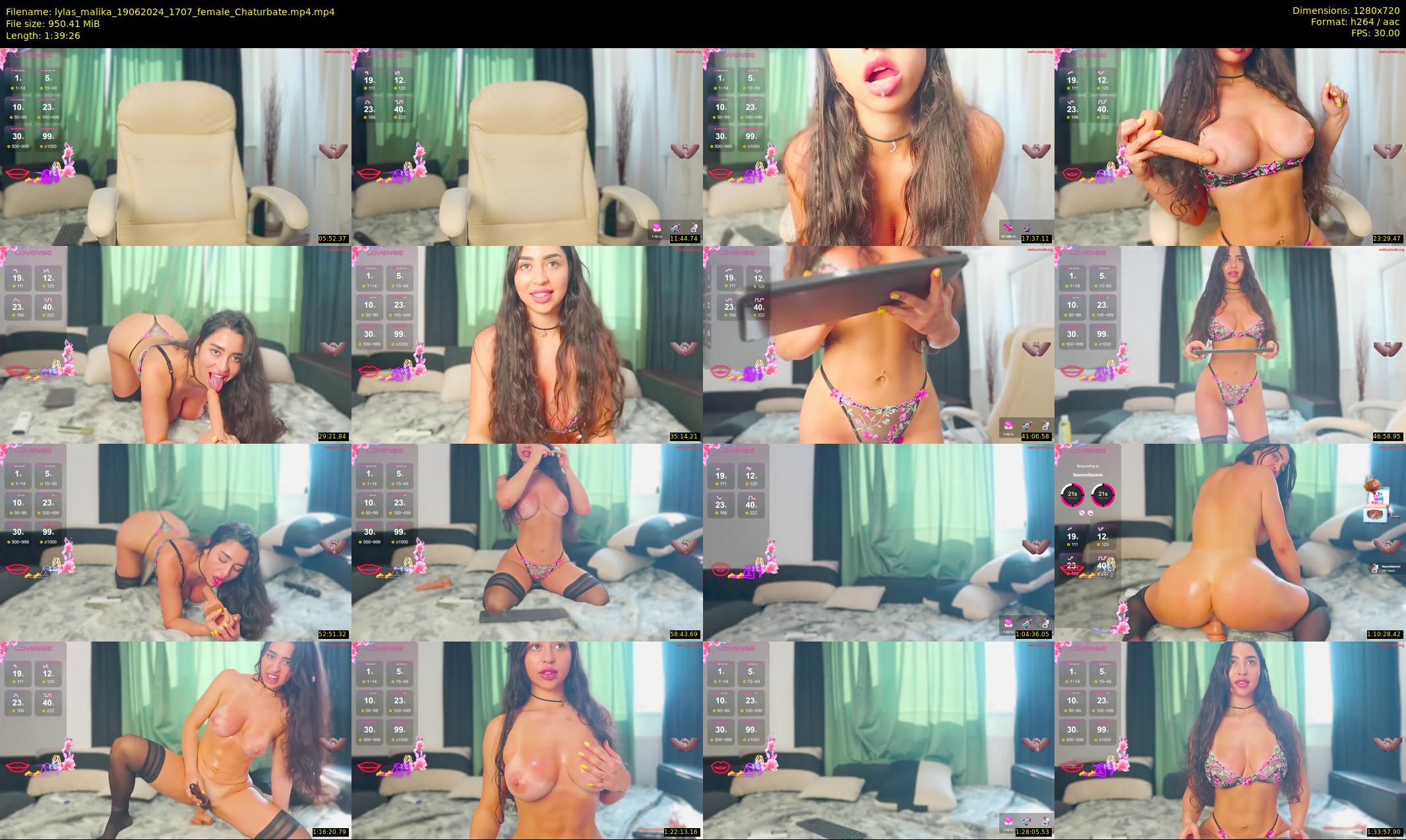 lylas_malika — 100 minute Chaturbate female cam show recording, 720p, Jun 19, 2024