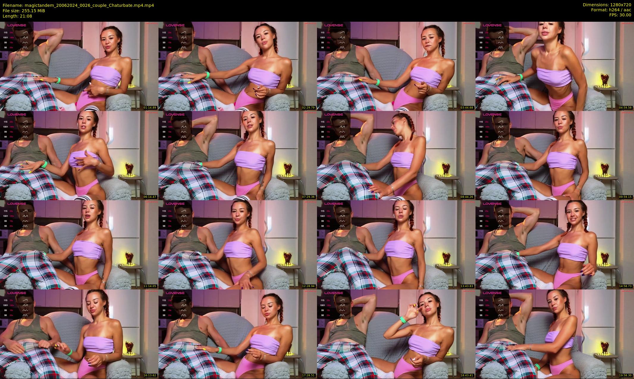magictandem — 22 minute Chaturbate couple cam show recording, 720p, Jun 20, 2024