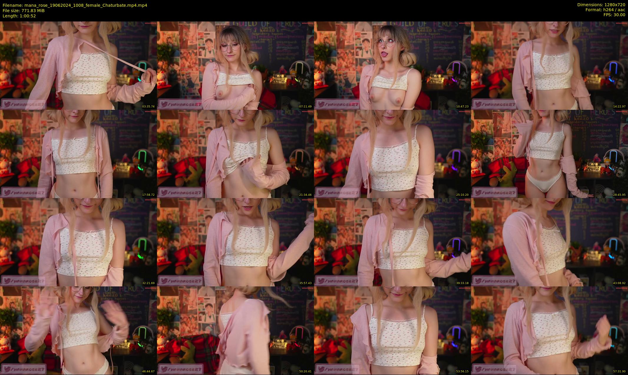 mana_rose — 61 minute Chaturbate female cam show recording, 720p, Jun 19, 2024