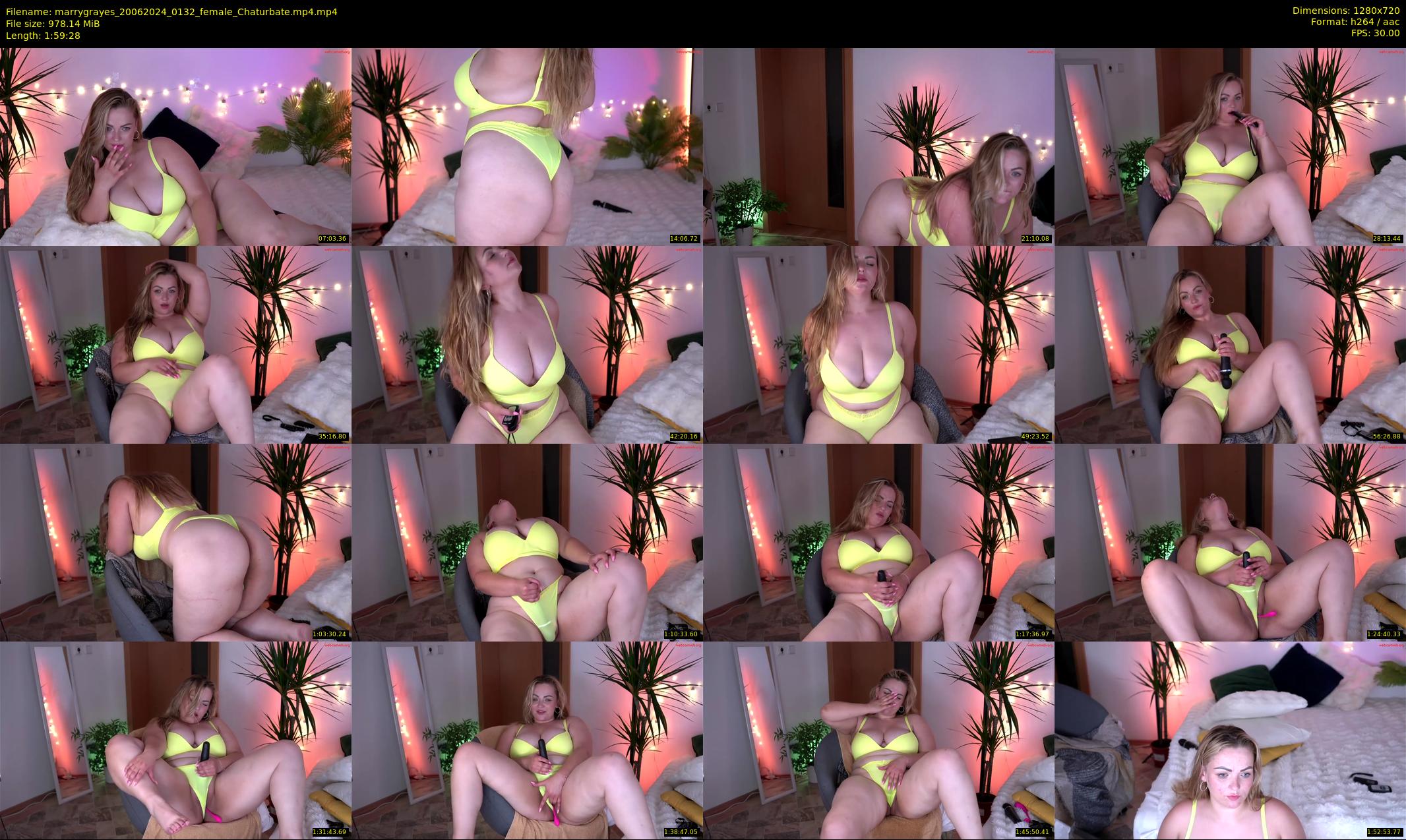 marrygrayes — 120 minute Chaturbate female cam show recording, 720p, Jun 20, 2024