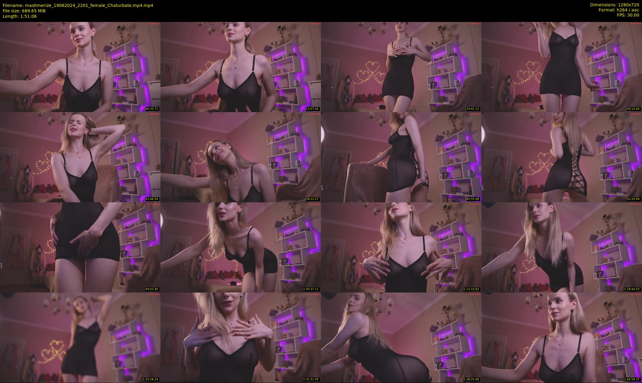 mashmerize — 112 minute Chaturbate female cam show recording, 720p, Jun 19, 2024