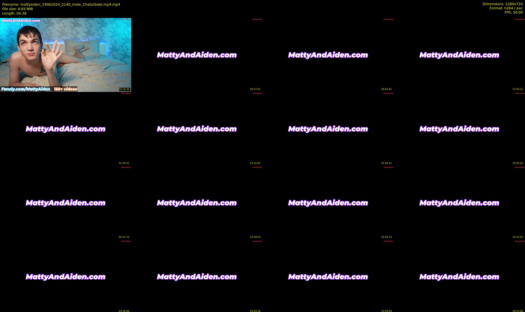 mattyaiden — 5 minute Chaturbate male cam show recording, 720p, Jun 19, 2024