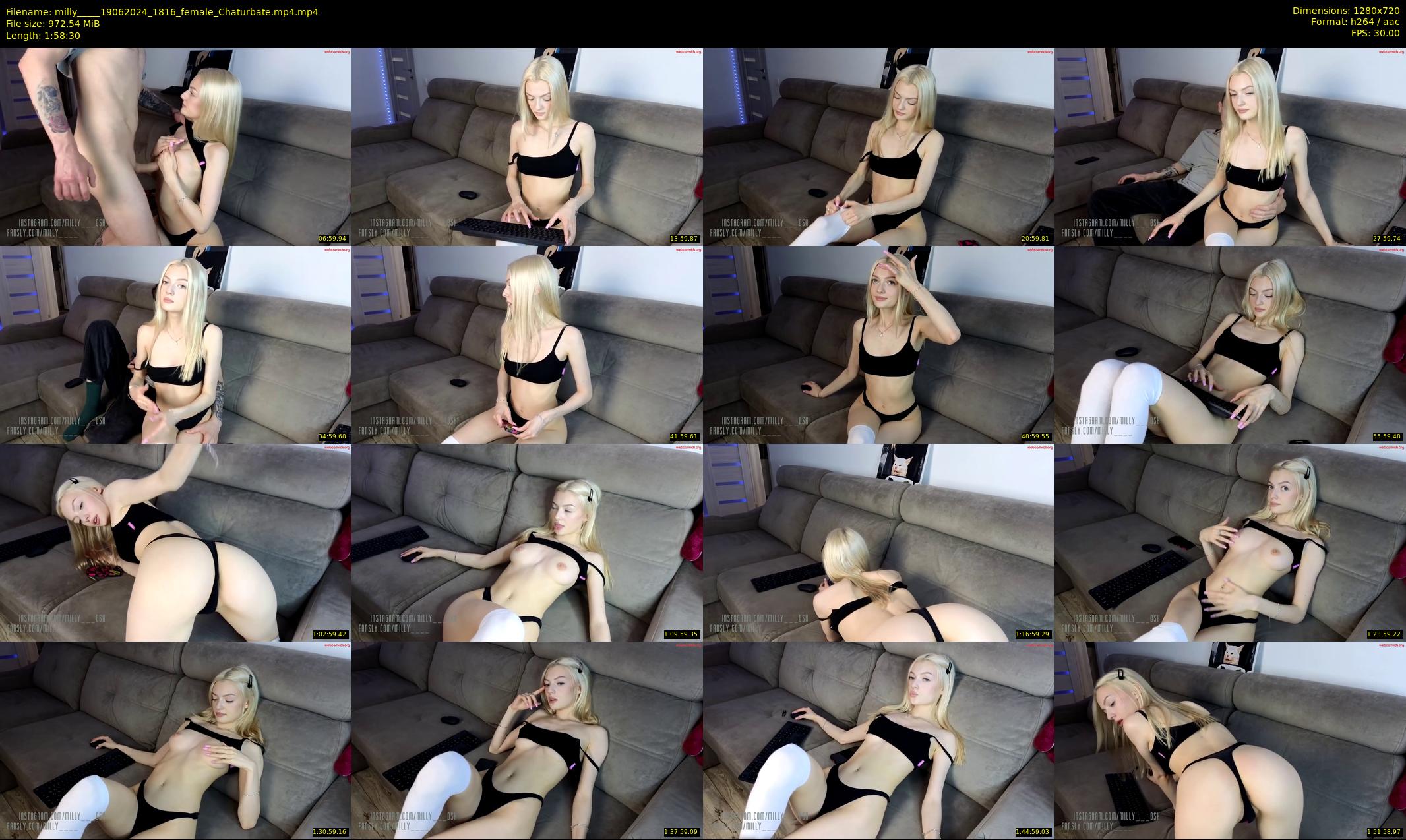 milly____ — 119 minute Chaturbate couple cam show recording, 720p, Jun 19, 2024