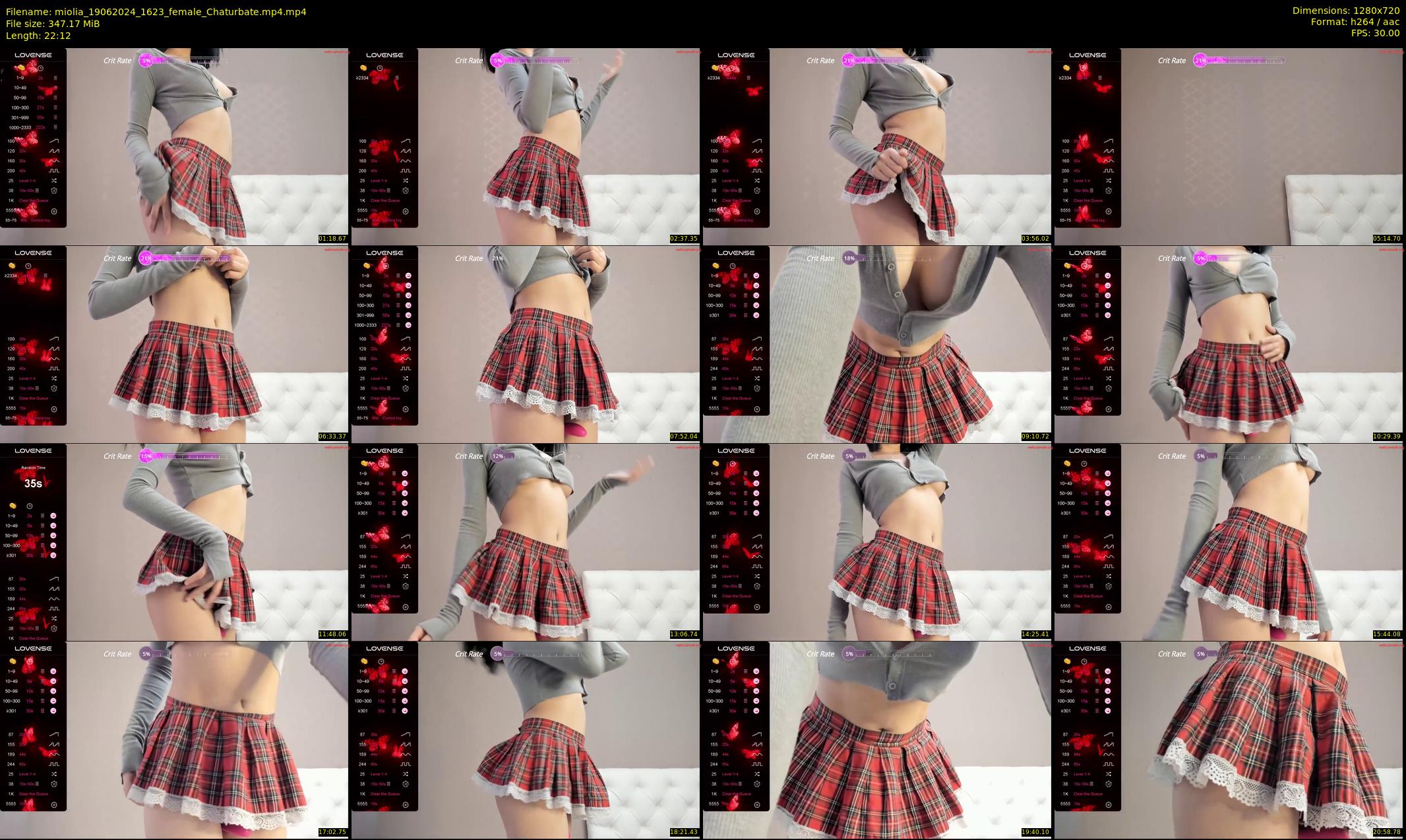miolia — 23 minute Chaturbate female cam show recording, 720p, Jun 19, 2024