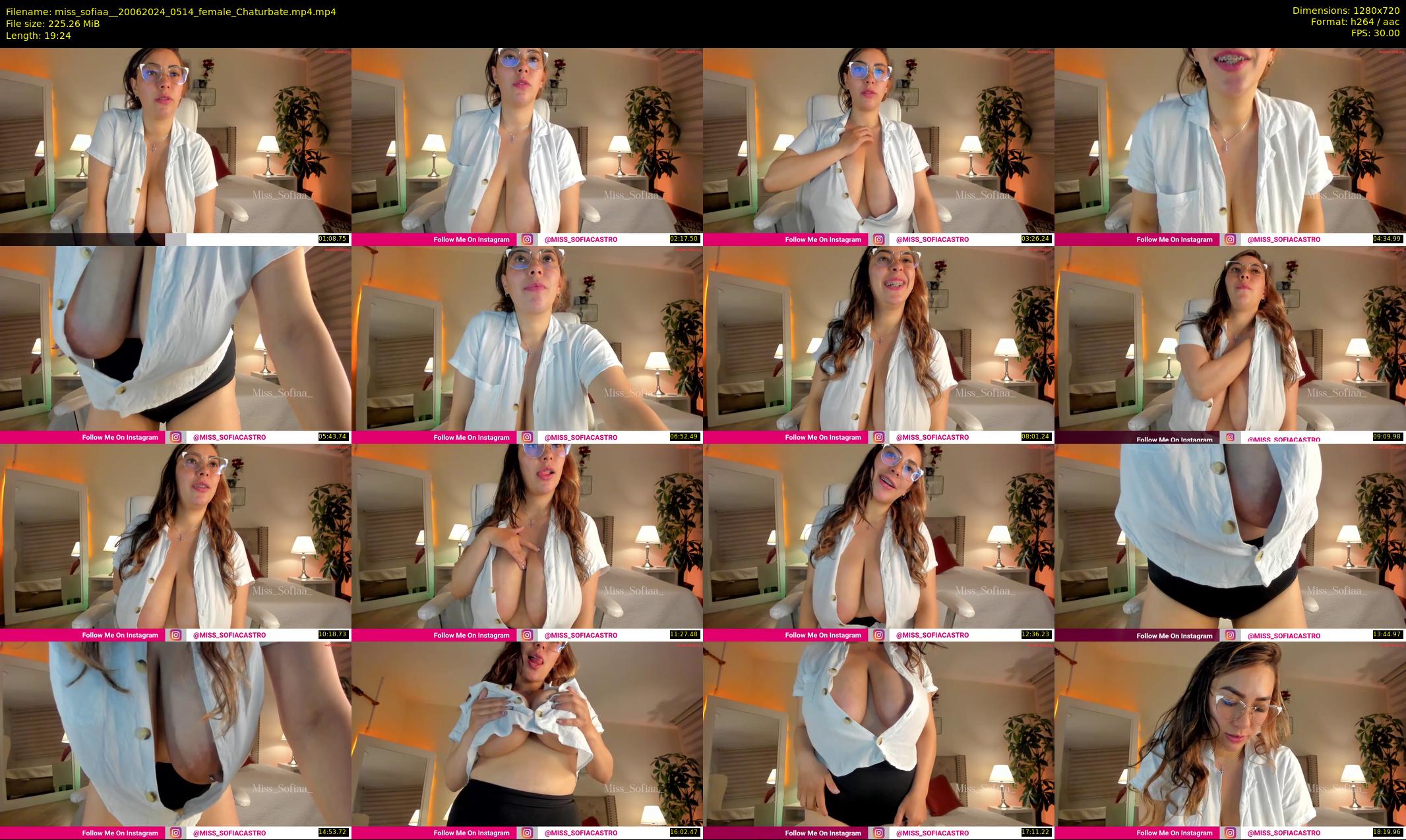 miss_sofiaa_ — 20 minute Chaturbate female cam show recording, 720p, Jun 20, 2024