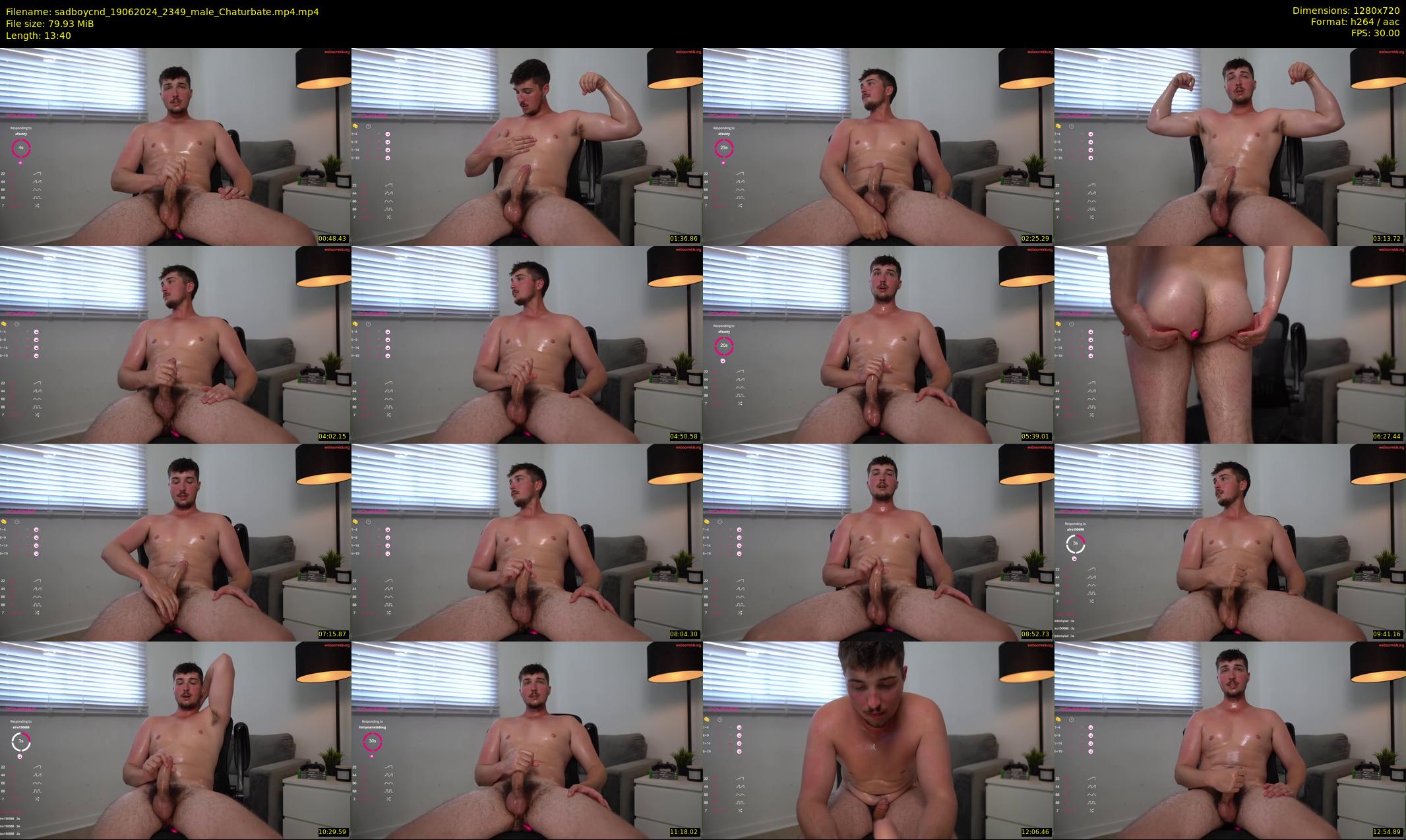 sadboycnd — 14 minute Chaturbate male cam show recording, 720p, Jun 19, 2024