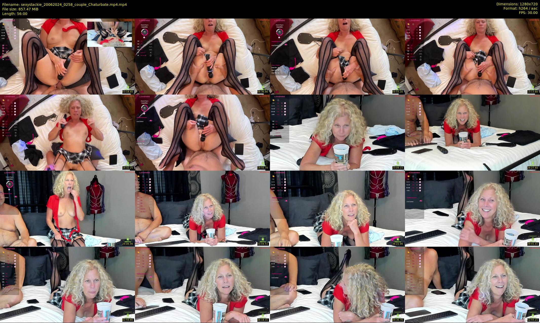 sexystackie — 56 minute Chaturbate couple cam show recording, 720p, Jun 20, 2024