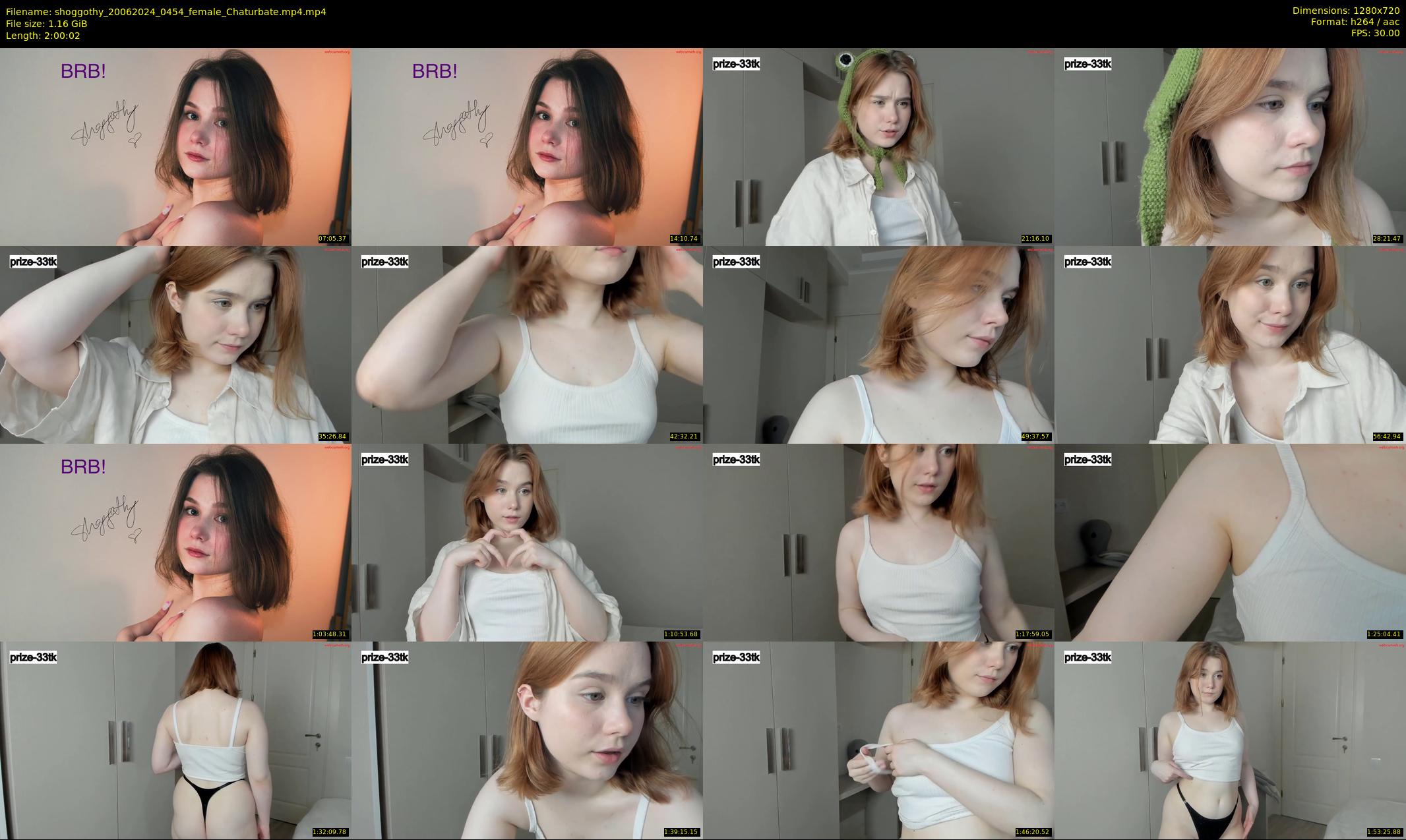 shoggothy — 121 minute Chaturbate female cam show recording, 720p, Jun 20, 2024