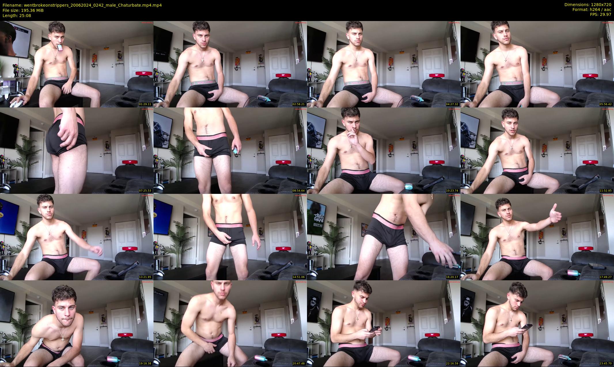 wentbrokeonstrippers — 26 minute Chaturbate male cam show recording, 720p, Jun 20, 2024
