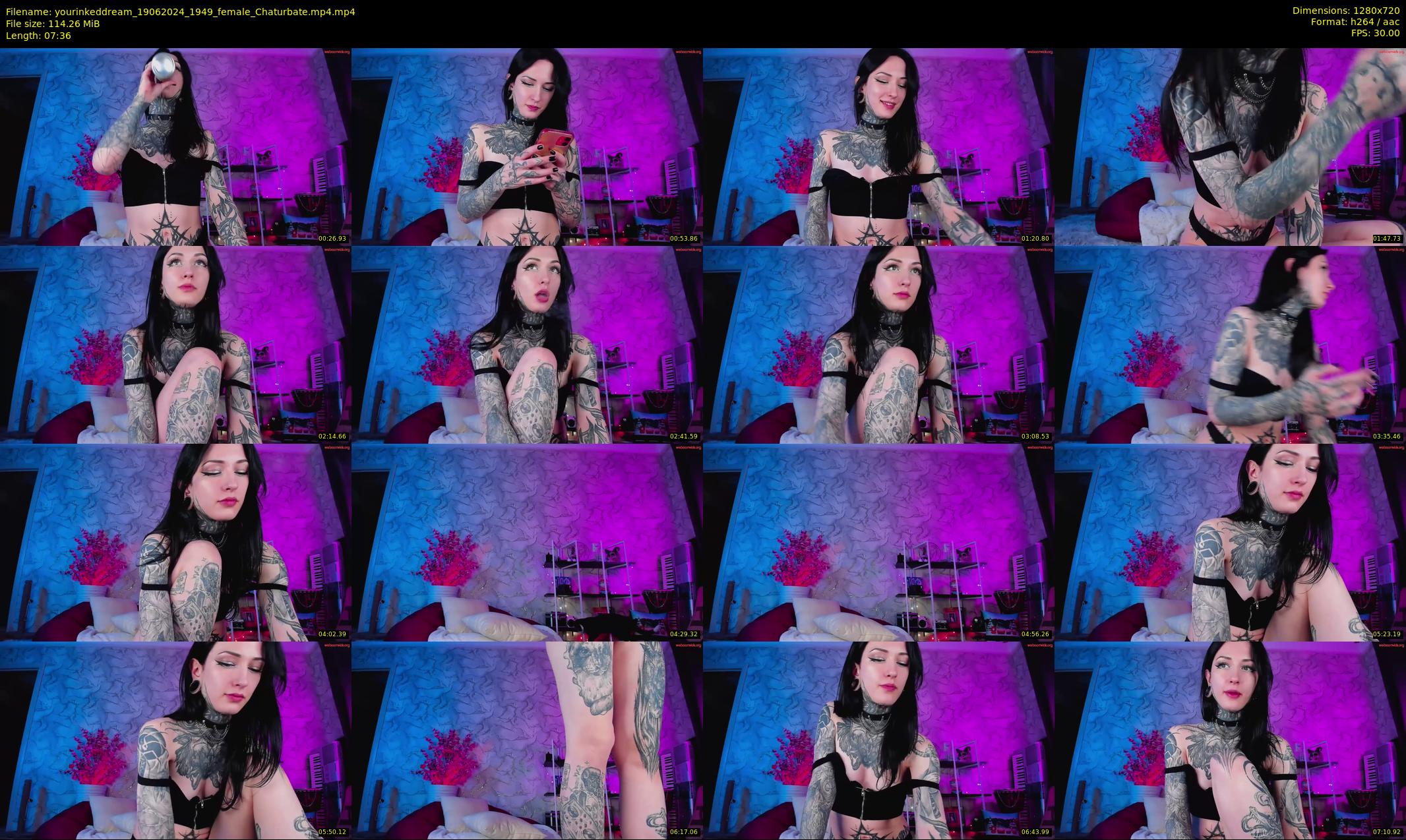 yourinkeddream — 8 minute Chaturbate couple cam show recording, 720p, Jun 19, 2024