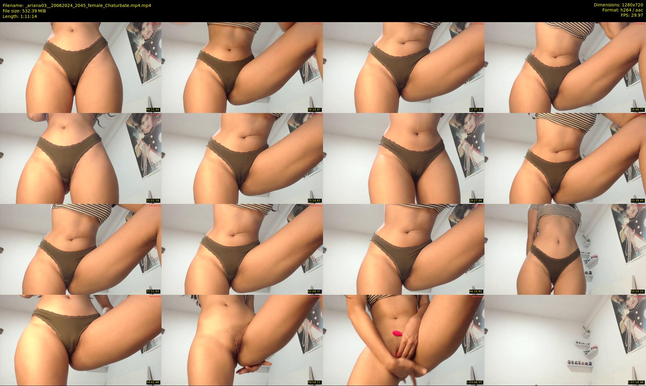 _ariana03_ — 72 minute Chaturbate female cam show recording, 720p, Jun 20, 2024