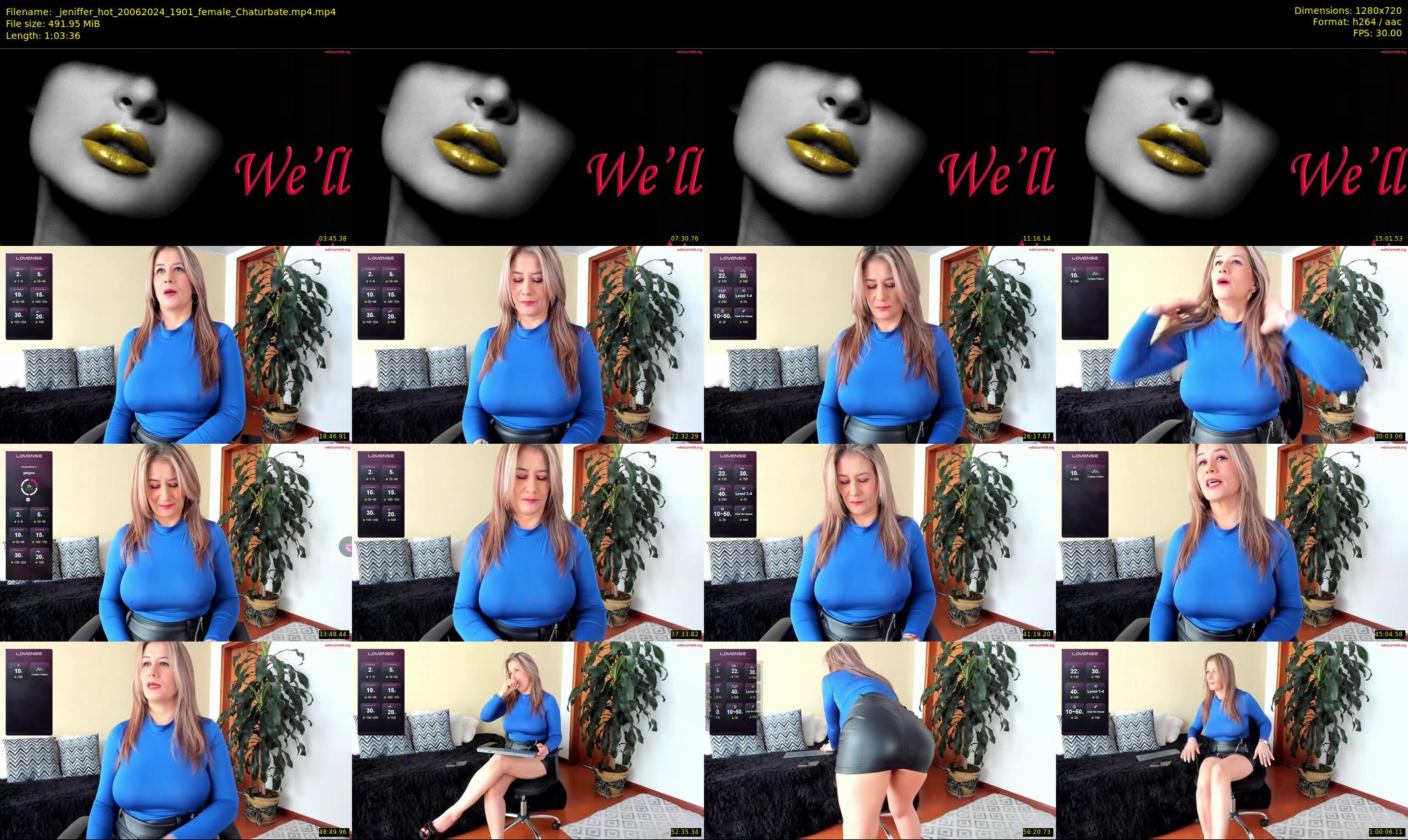 _jeniffer_hot — 64 minute Chaturbate female cam show recording, 720p, Jun 20, 2024