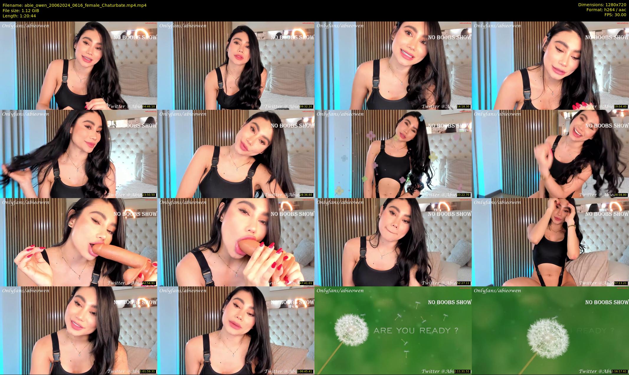 abie_owen — 81 minute Chaturbate female cam show recording, 720p, Jun 20, 2024
