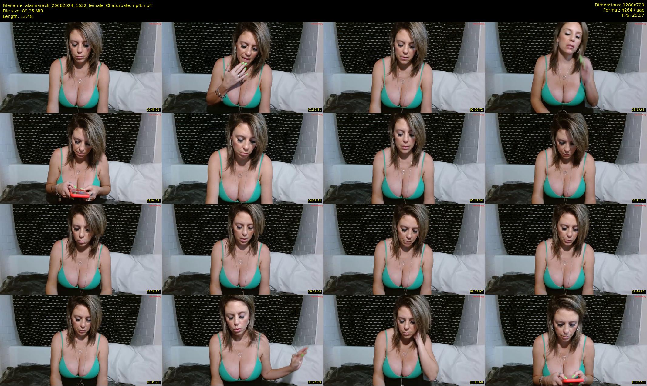 alannarack — 14 minute Chaturbate female cam show recording, 720p, Jun 20, 2024