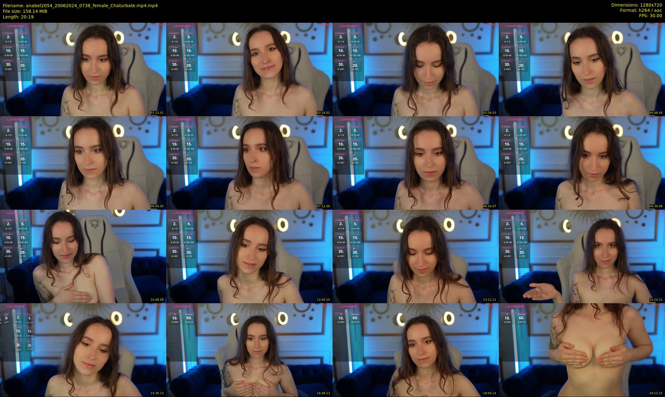 anabel2054 — 21 minute Chaturbate female cam show recording, 720p, Jun 20, 2024
