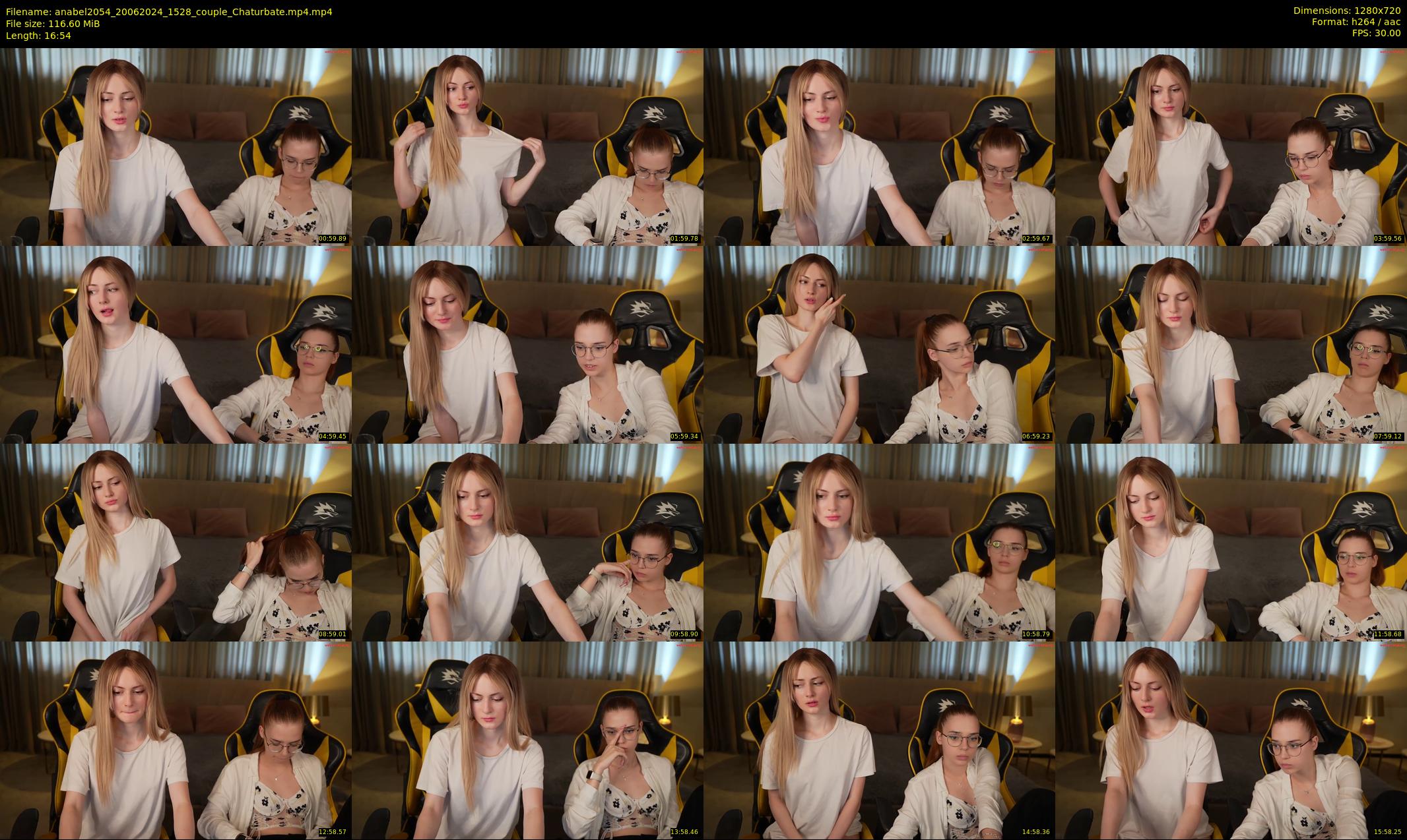 anabel2054 — 17 minute Chaturbate female cam show recording, 720p, Jun 20, 2024