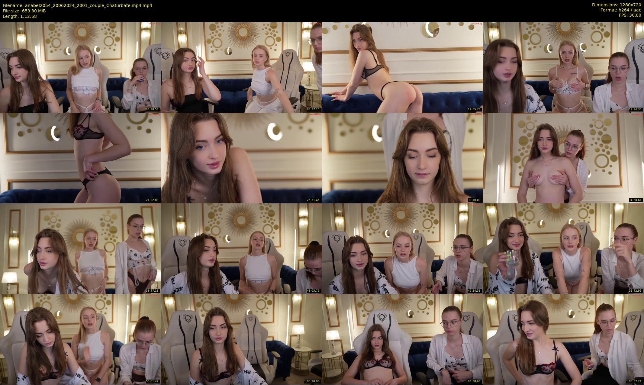 anabel2054 — 73 minute Chaturbate female cam show recording, 720p, Jun 20, 2024