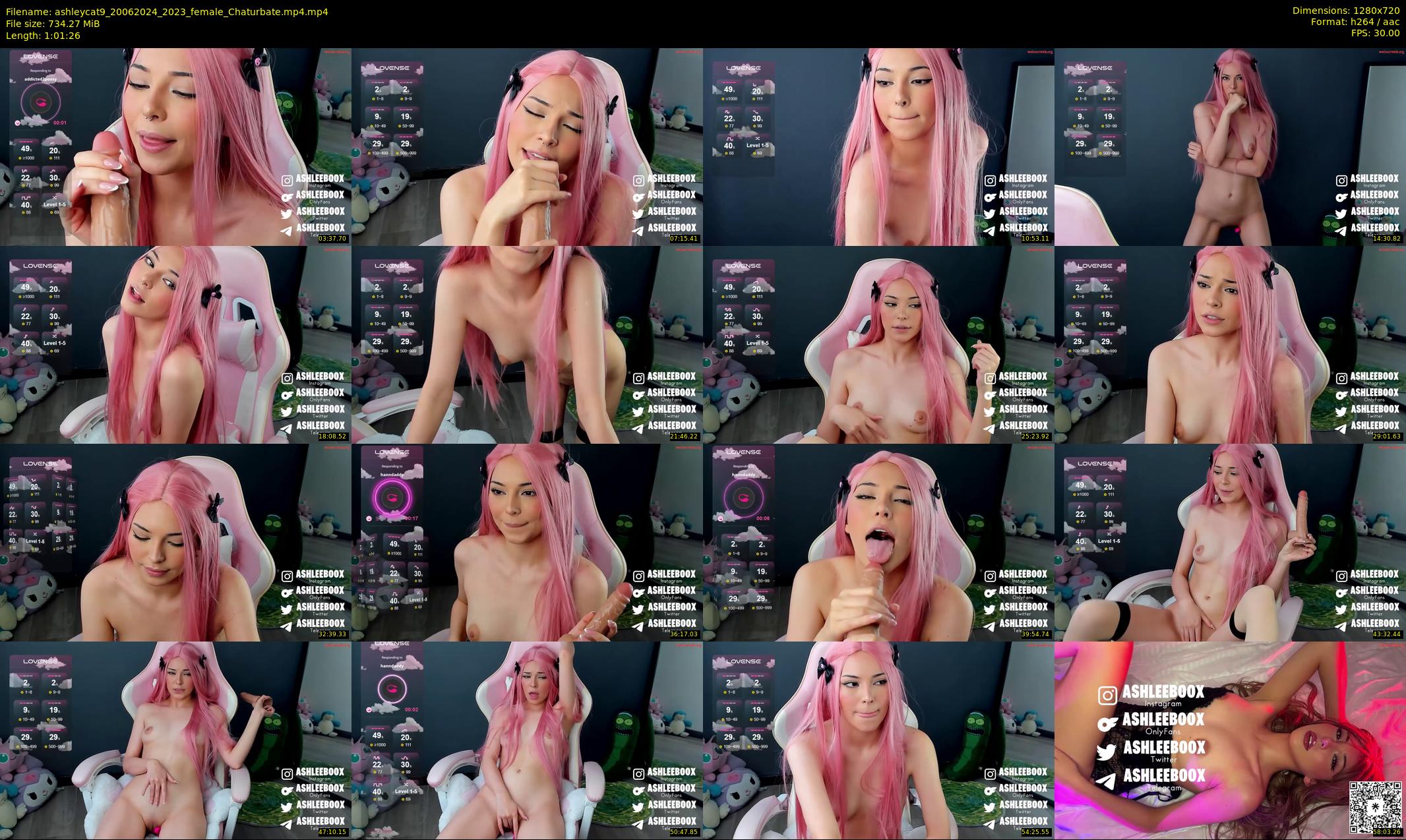ashleycat9 — 62 minute Chaturbate female cam show recording, 720p, Jun 20, 2024