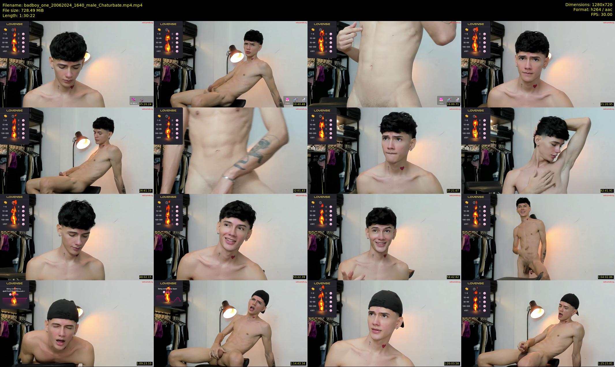 badboy_one — 91 minute Chaturbate male cam show recording, 720p, Jun 20, 2024