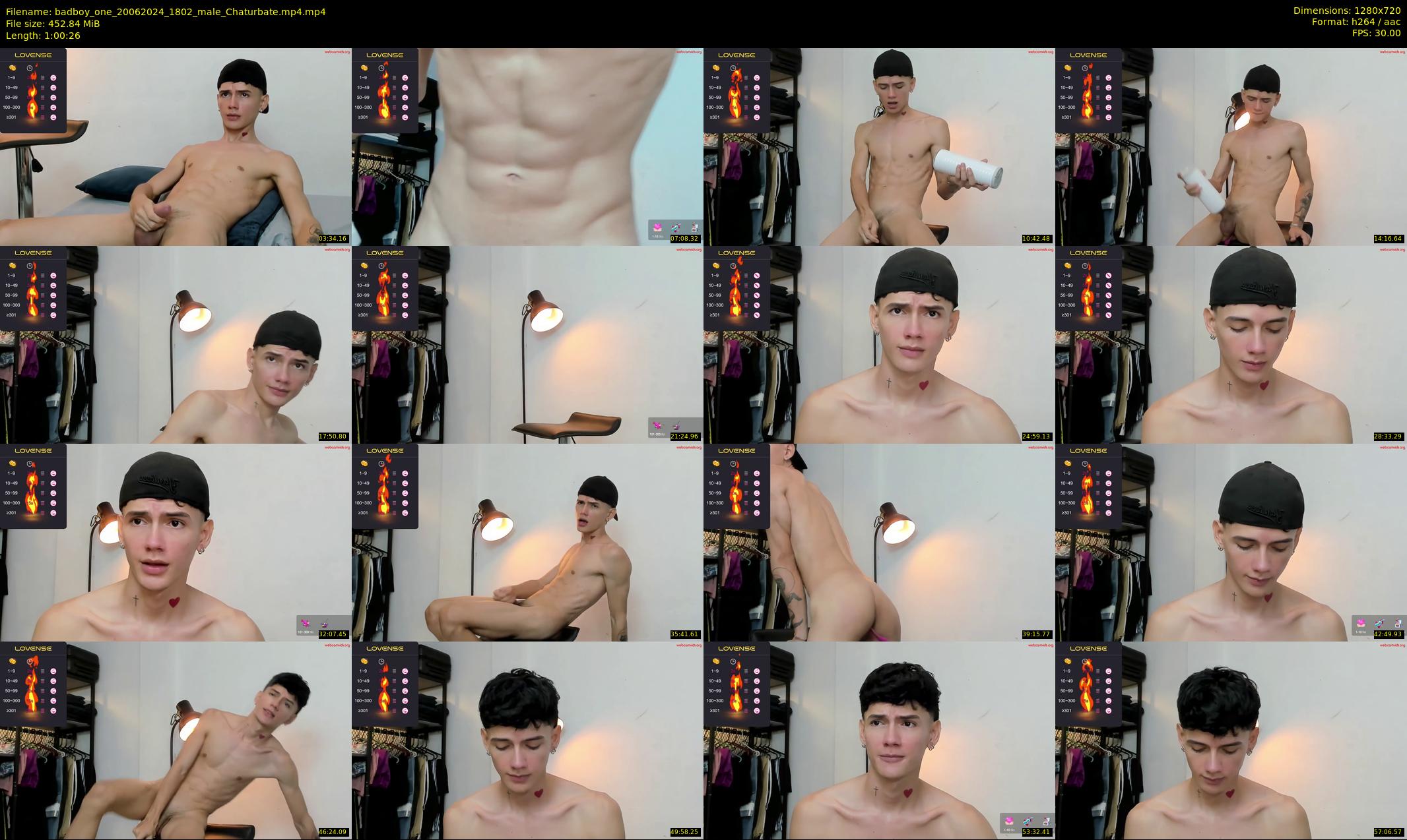 badboy_one — 61 minute Chaturbate male cam show recording, 720p, Jun 20, 2024