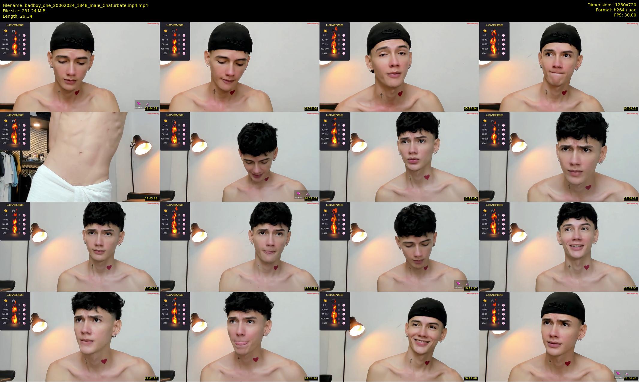 badboy_one — 30 minute Chaturbate male cam show recording, 720p, Jun 20, 2024