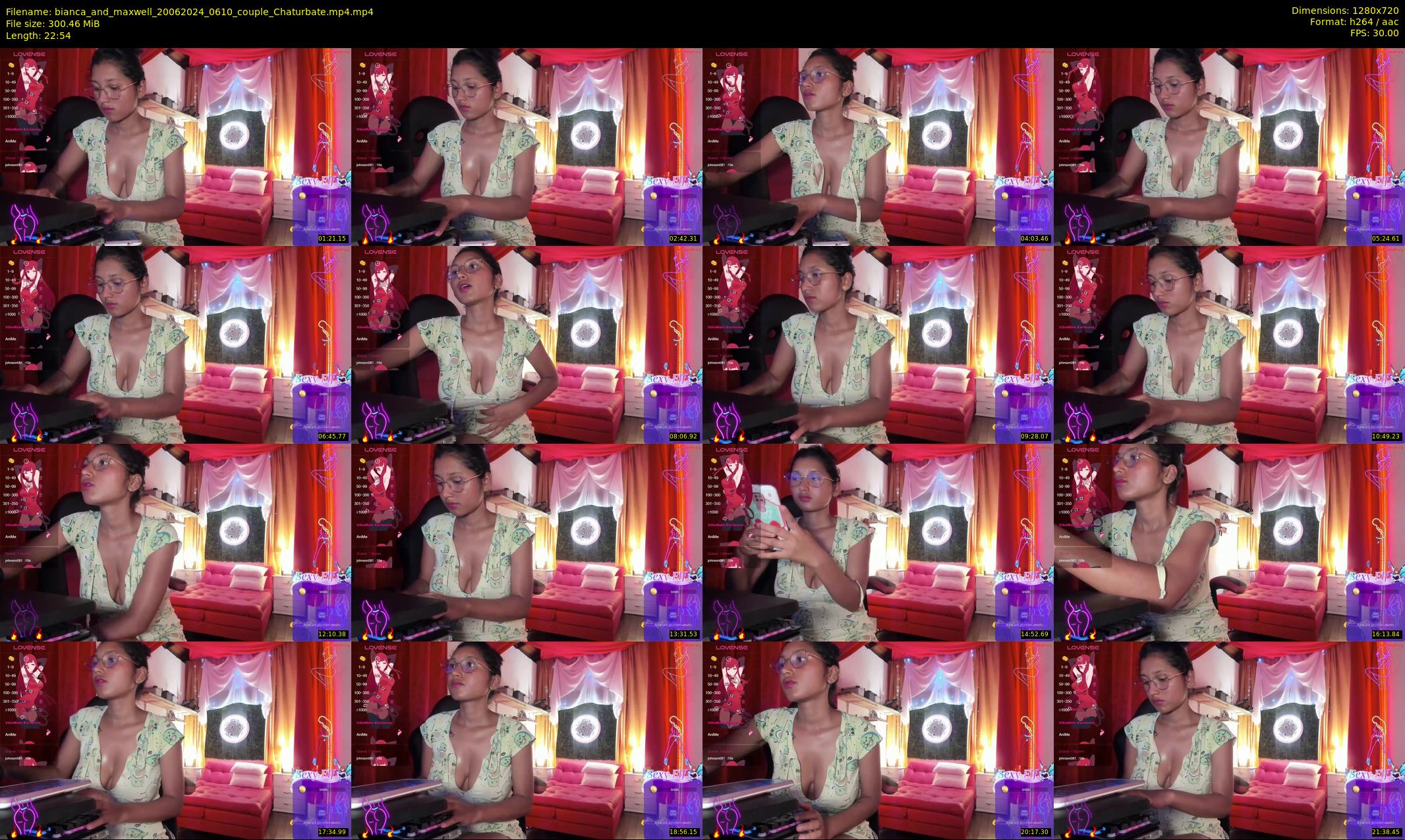 bianca_and_maxwell — 23 minute Chaturbate couple cam show recording, 720p, Jun 20, 2024