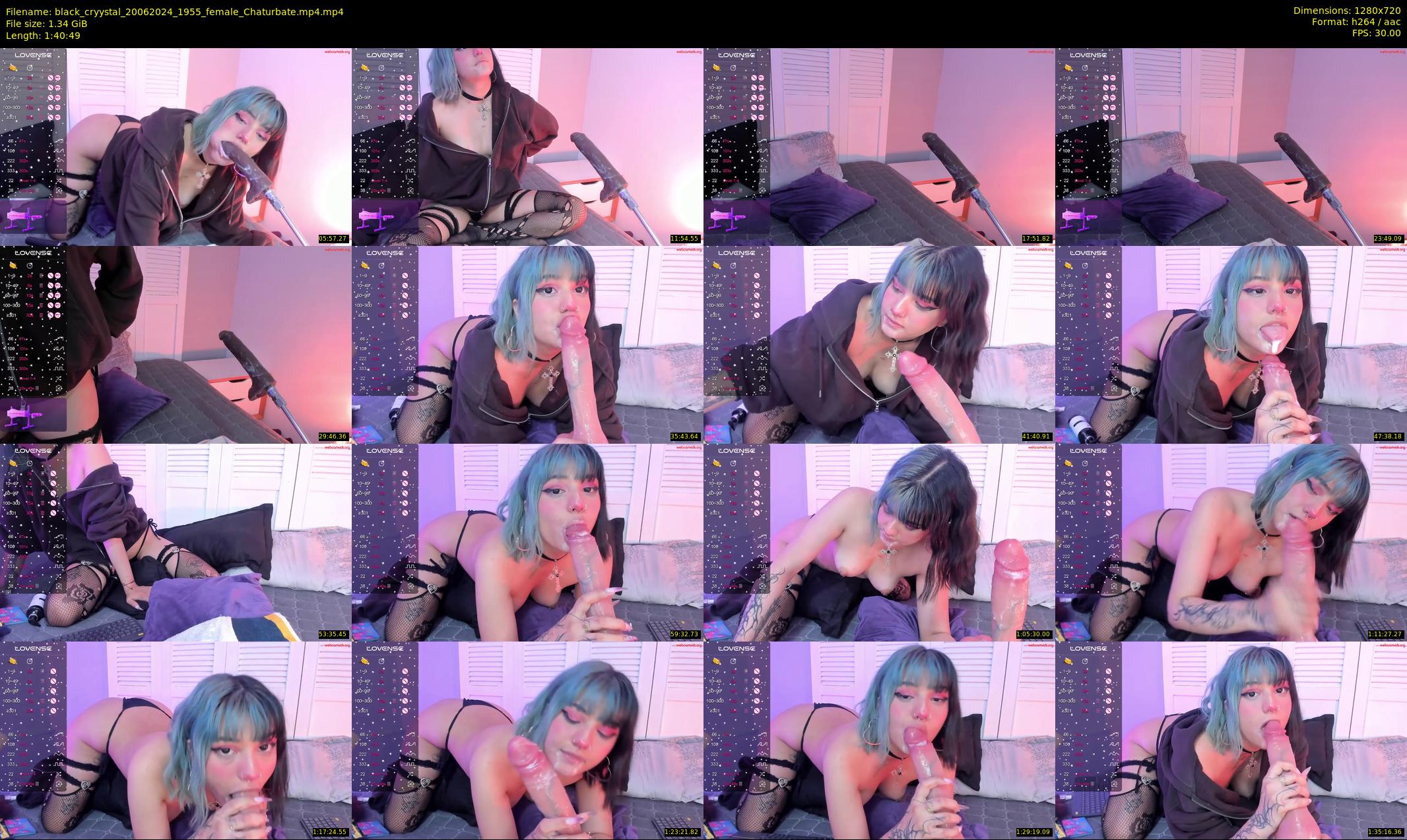 black_cryystal — 101 minute Chaturbate female cam show recording, 720p, Jun 20, 2024